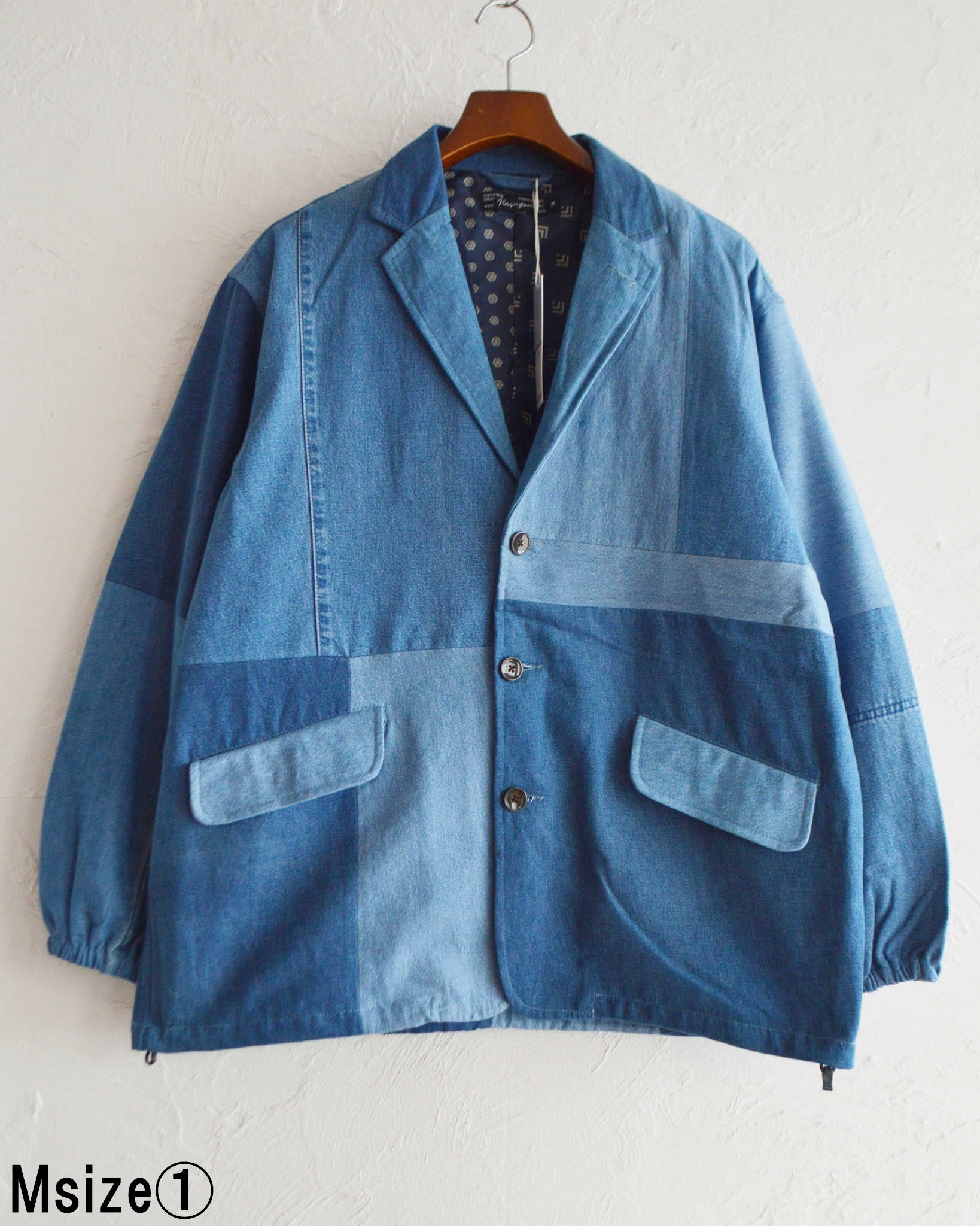 LAJ19379 NASNGWAM ナスングワム デニム エンジニアジャケット Nasngwam./ナスングワム