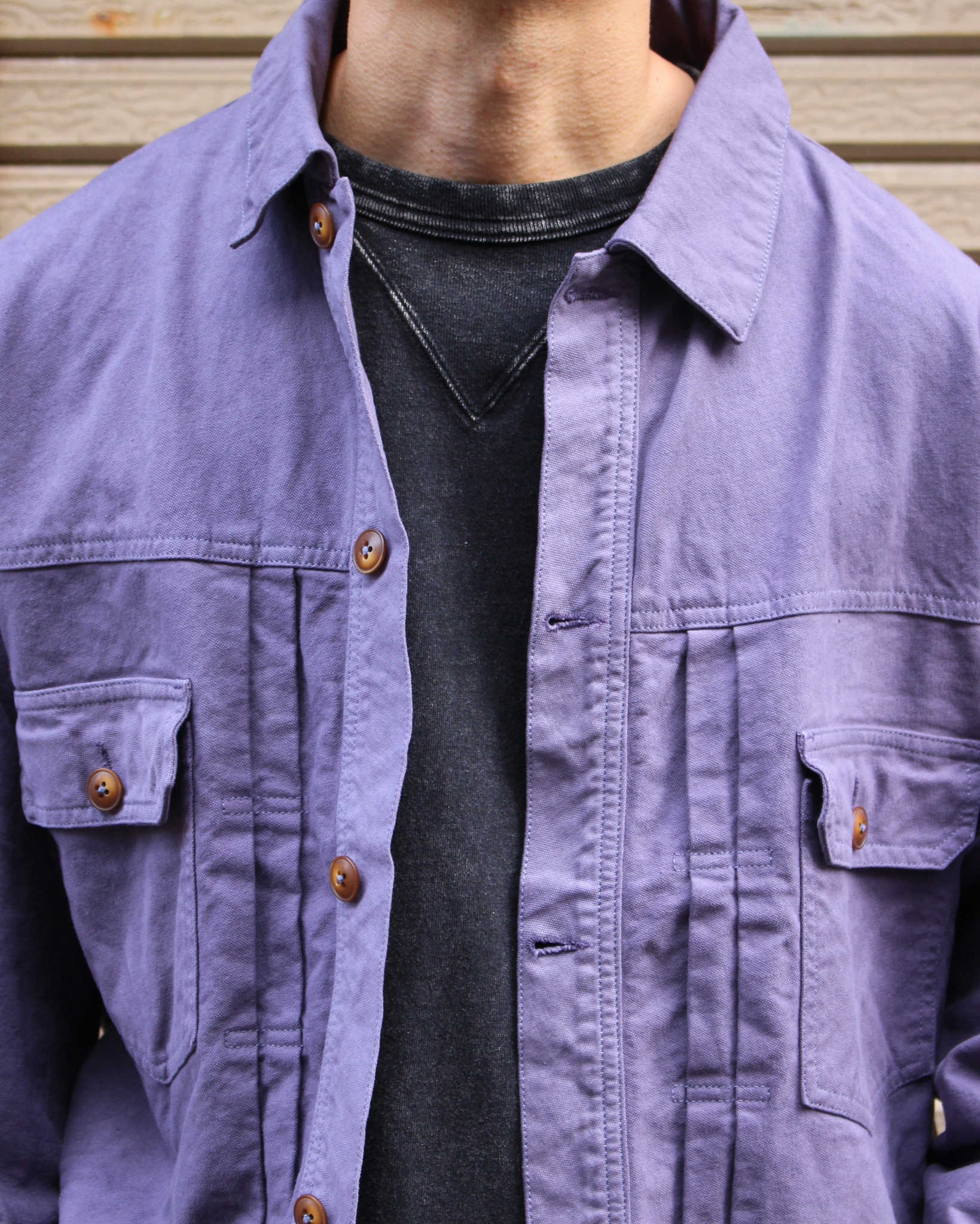 Nasngwam. ナスングワム / ATAVISM JACKET アタビズムジャケット (PURPLE パープル)