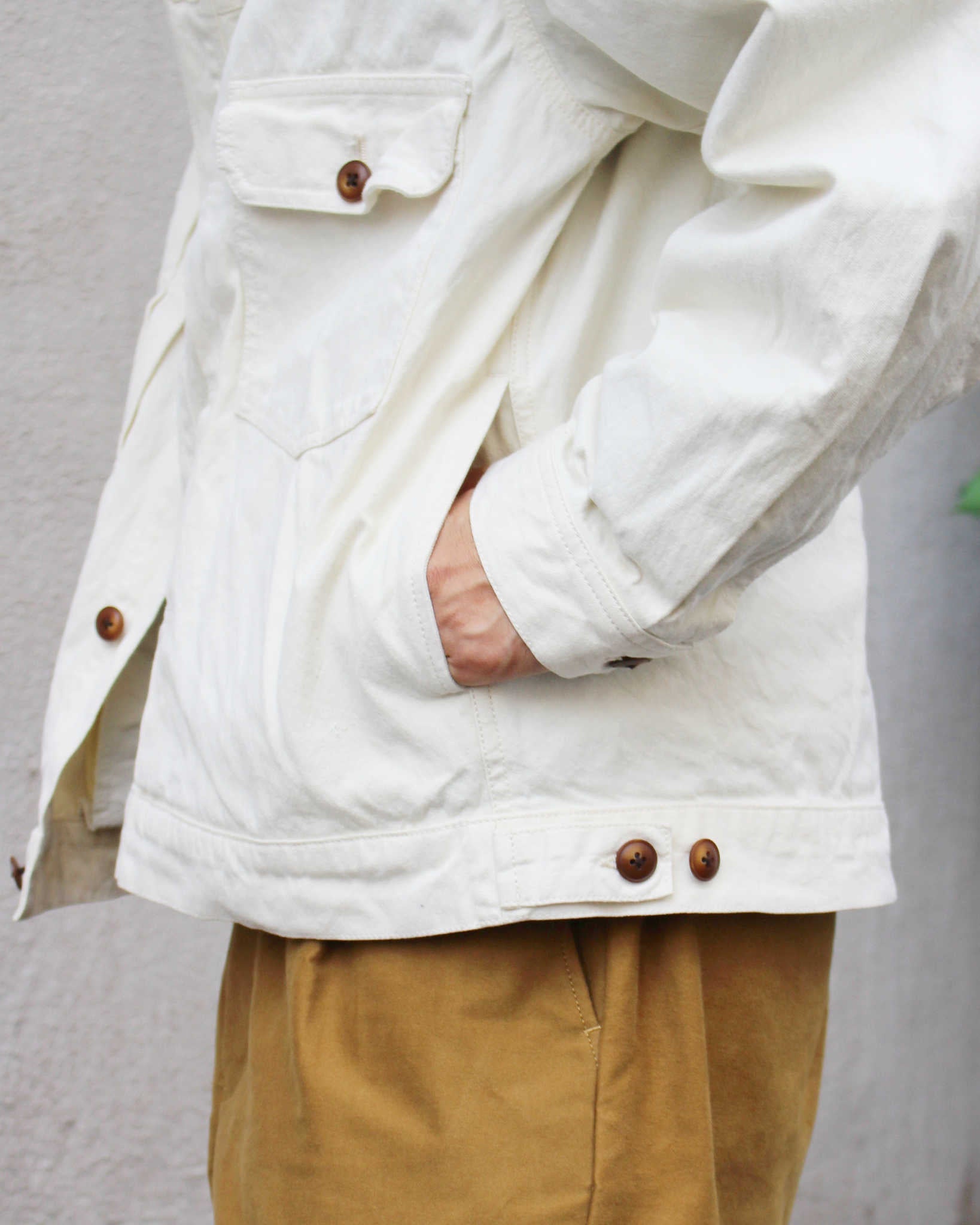 Nasngwam. ナスングワム / ATAVISM JACKET アタビズムジャケット (NATURAL ナチュラル)