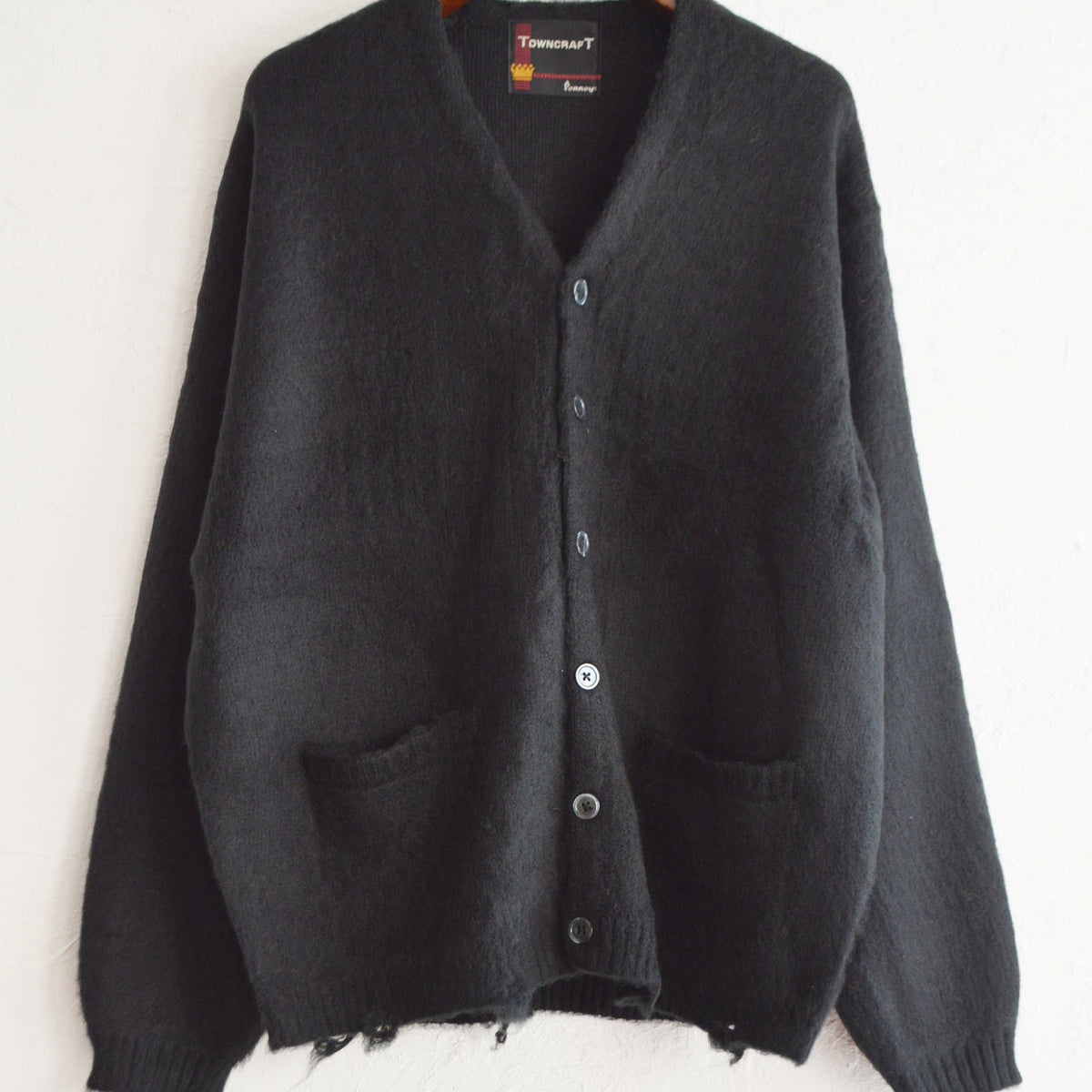 TOWN CRAFT タウンクラフト / WORN-OUT SOLID CARDIGAN ウォーンアウト 