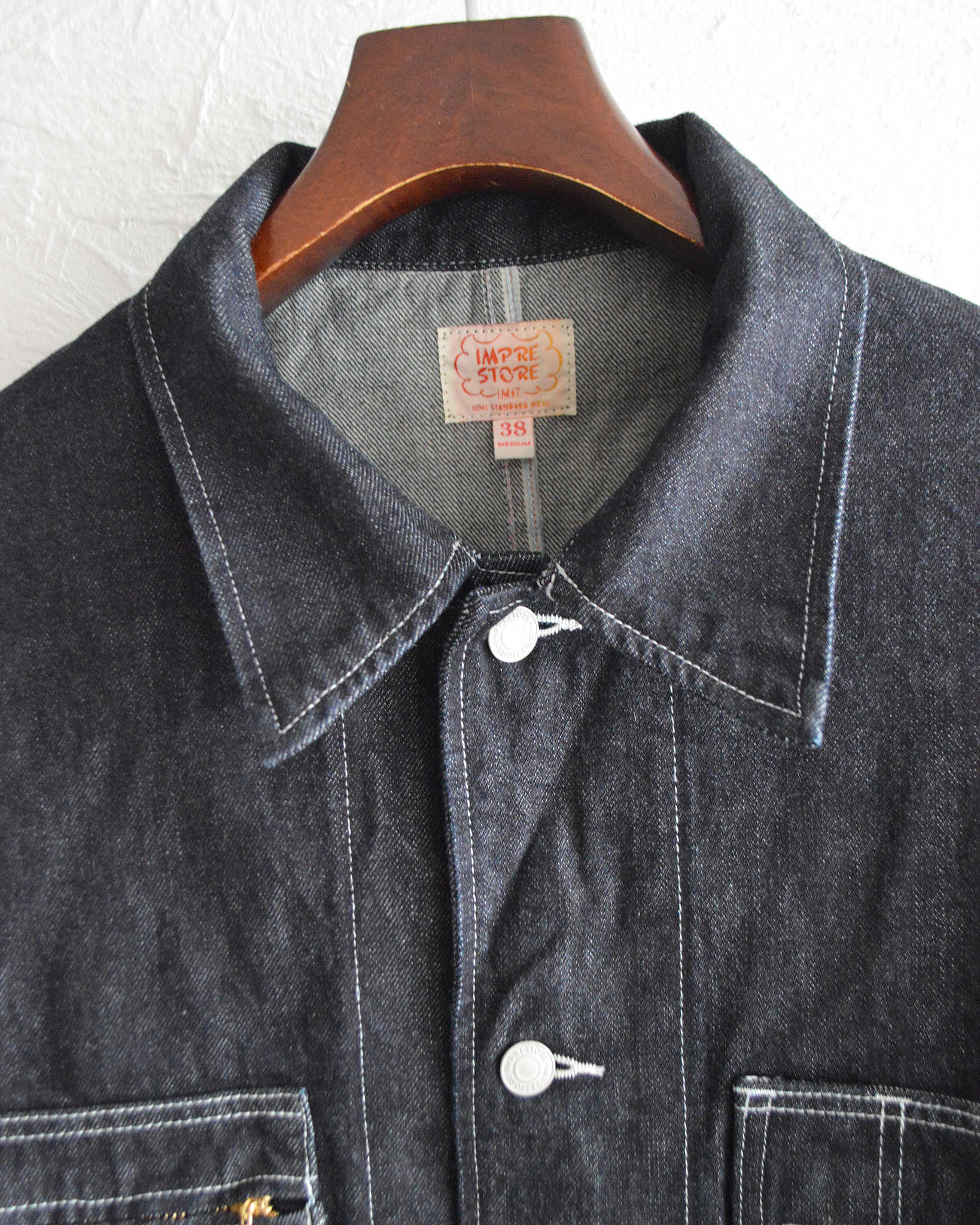 IMPRESTORE インプレストア / Glover グローバー | Short length coveralls ショートレングスカバーオール (Blue Denim Onewash ブルーデニムワンウォッシュ)