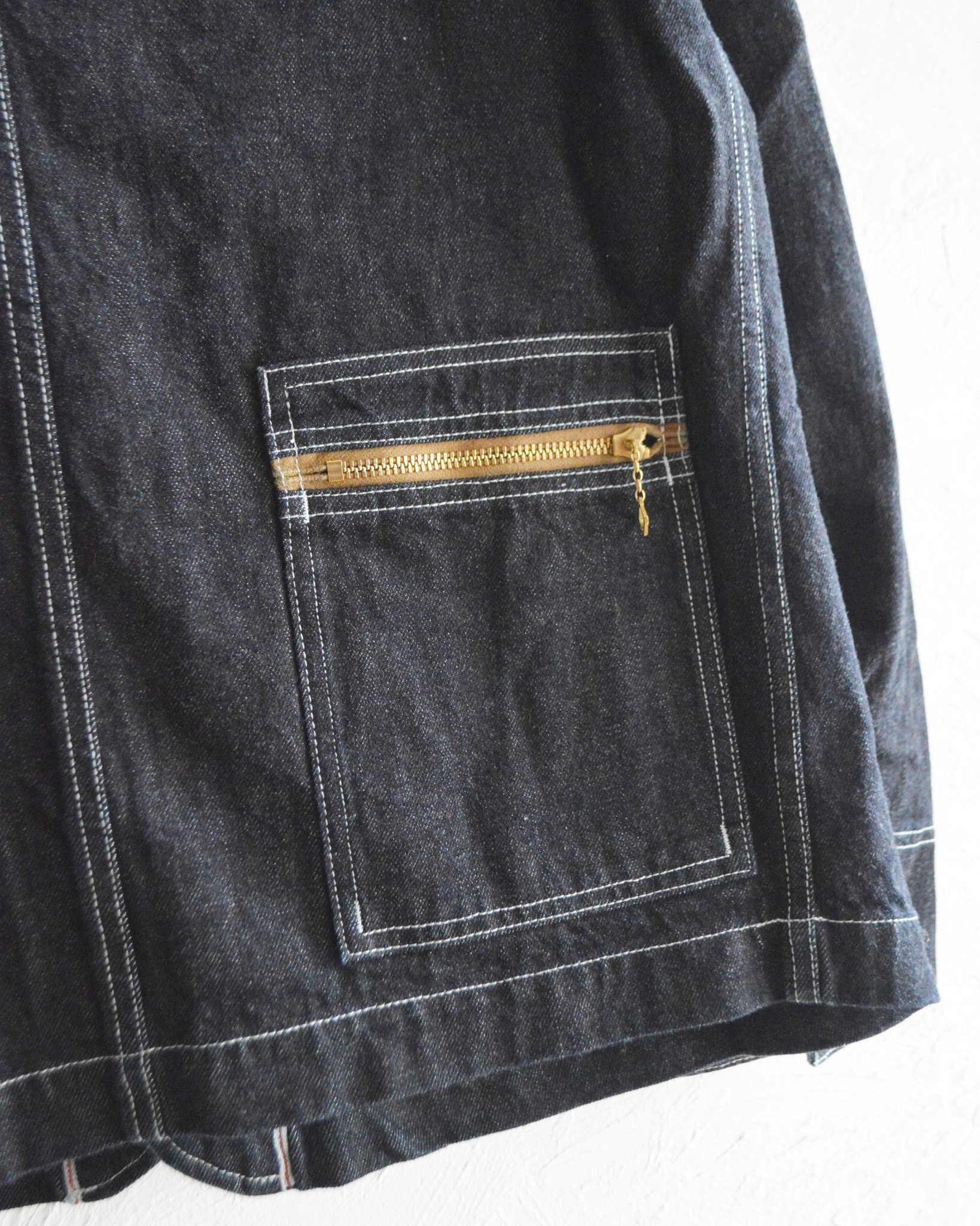 IMPRESTORE インプレストア / Glover グローバー | Short length coveralls ショートレングスカバーオール (Blue Denim Onewash ブルーデニムワンウォッシュ)