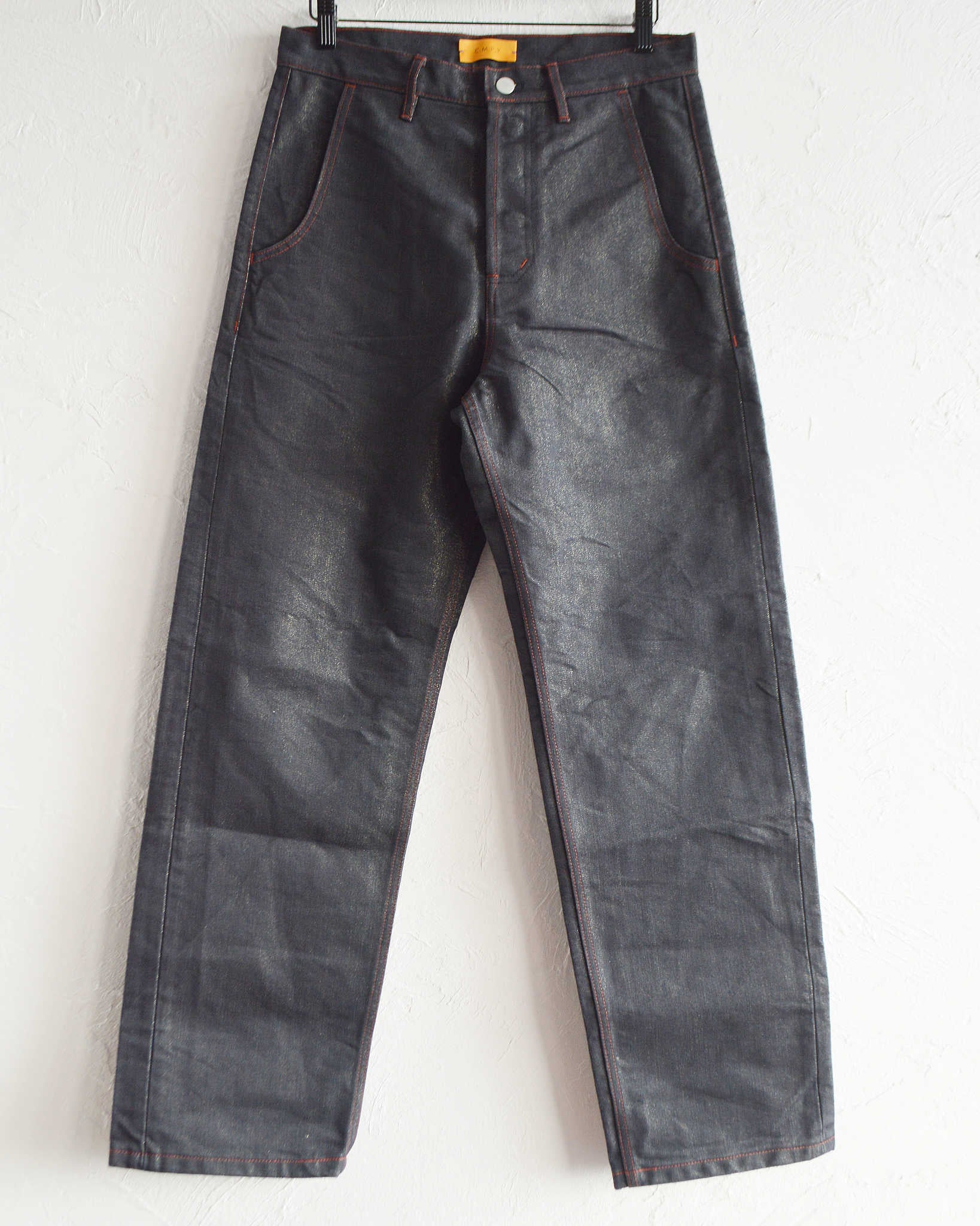 C.M.P,Y シーエムピーワイ / #No.2 -Standard Jeans- スタンダードジーンズ (BLACK×GOLD ブラックゴールド)