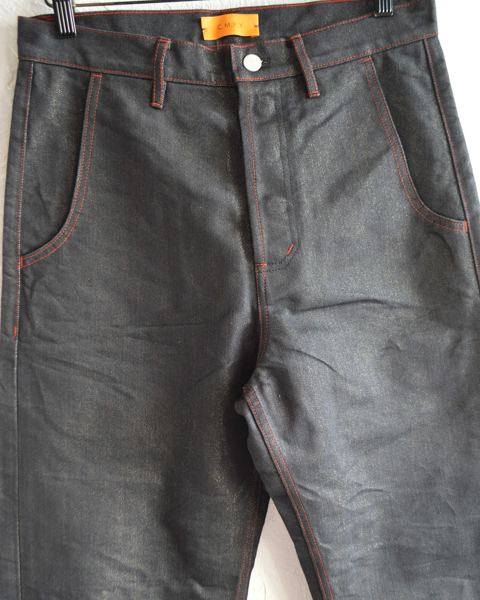C.M.P,Y シーエムピーワイ / #No.2 -Standard Jeans- スタンダードジーンズ (BLACK×GOLD ブラックゴールド)