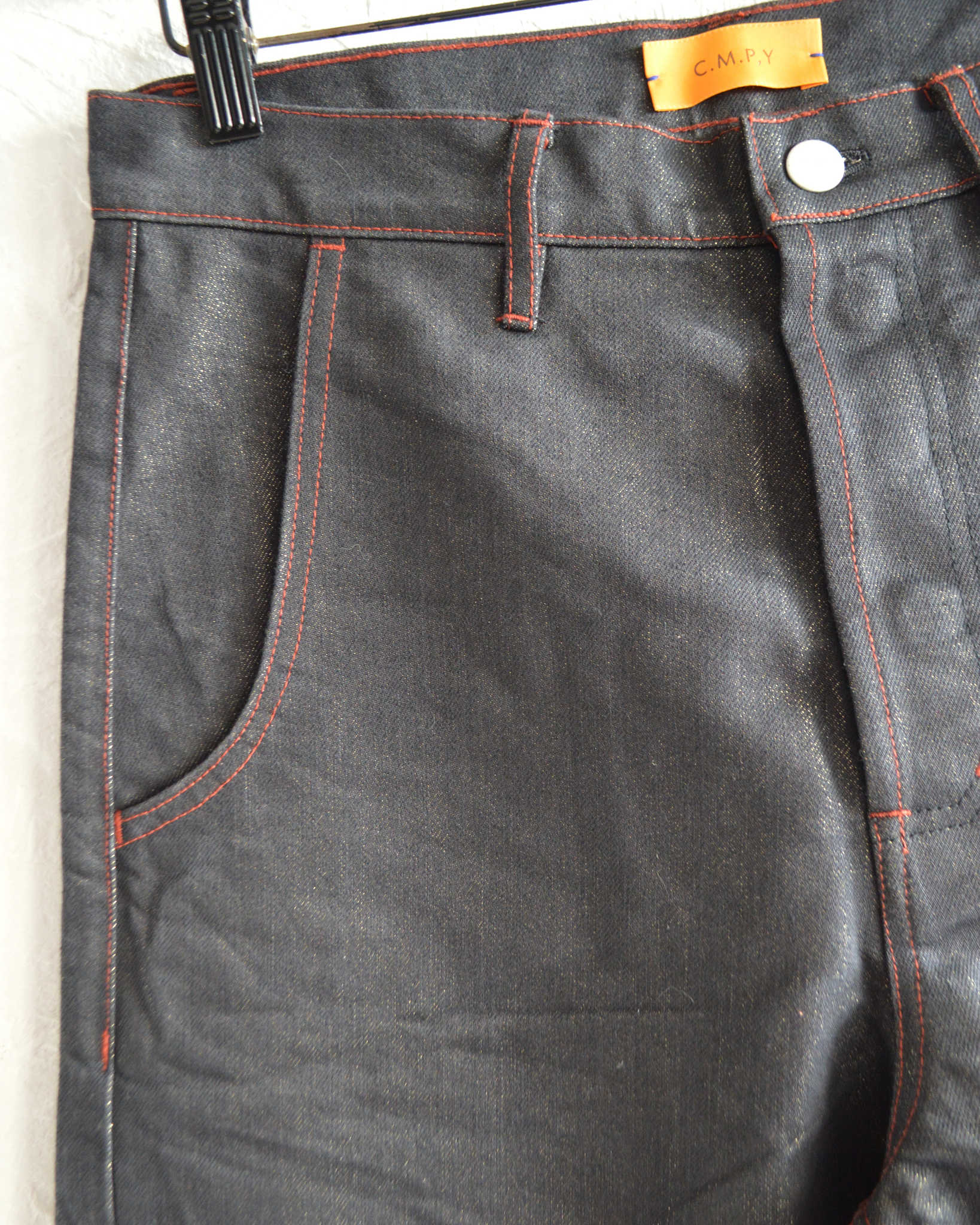 C.M.P,Y シーエムピーワイ / #No.2 -Standard Jeans- スタンダードジーンズ (BLACK×GOLD ブラックゴールド)