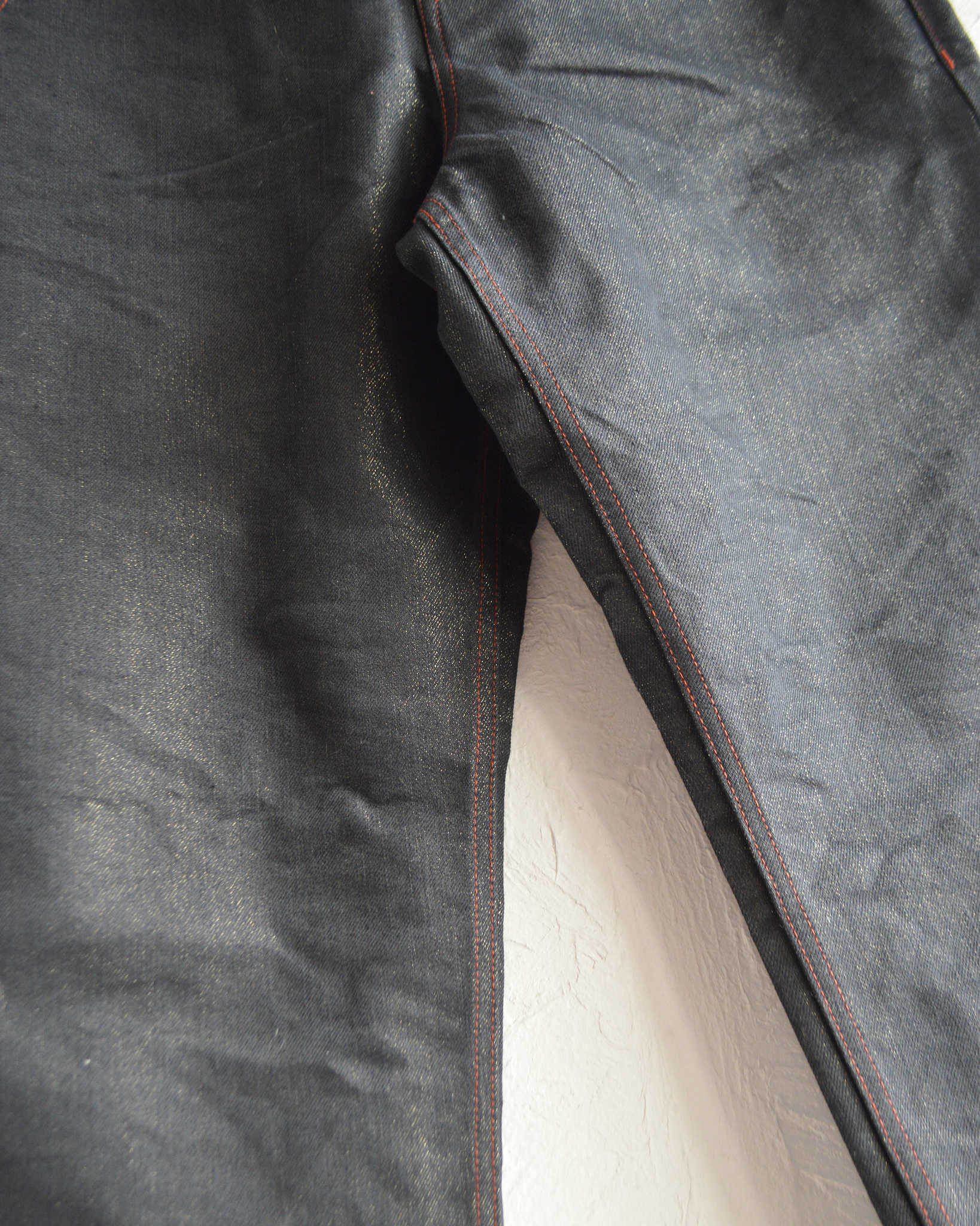 C.M.P,Y シーエムピーワイ / #No.2 -Standard Jeans- スタンダードジーンズ (BLACK×GOLD ブラックゴールド)