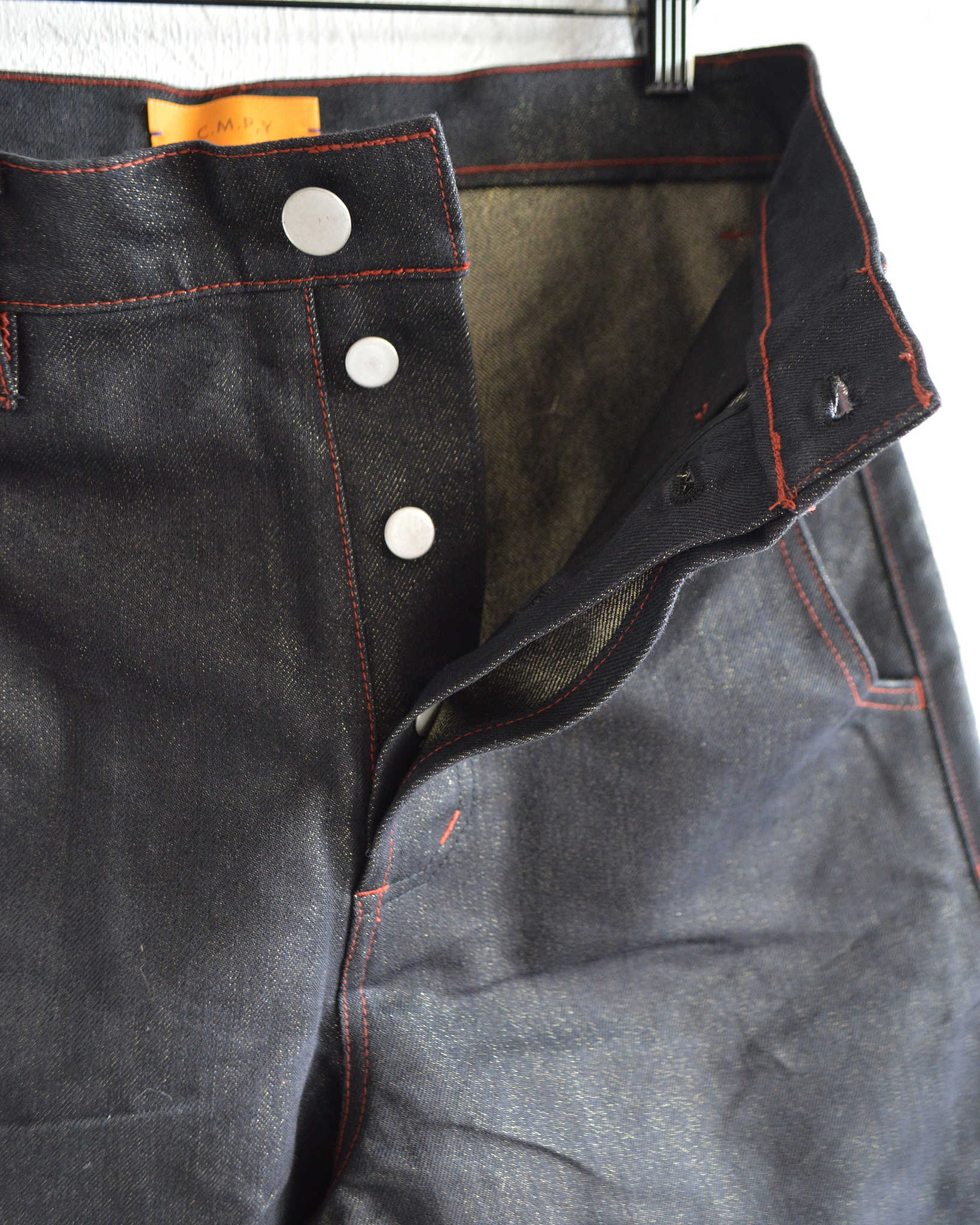 C.M.P,Y シーエムピーワイ / #No.2 -Standard Jeans- スタンダードジーンズ (BLACK×GOLD ブラックゴールド)