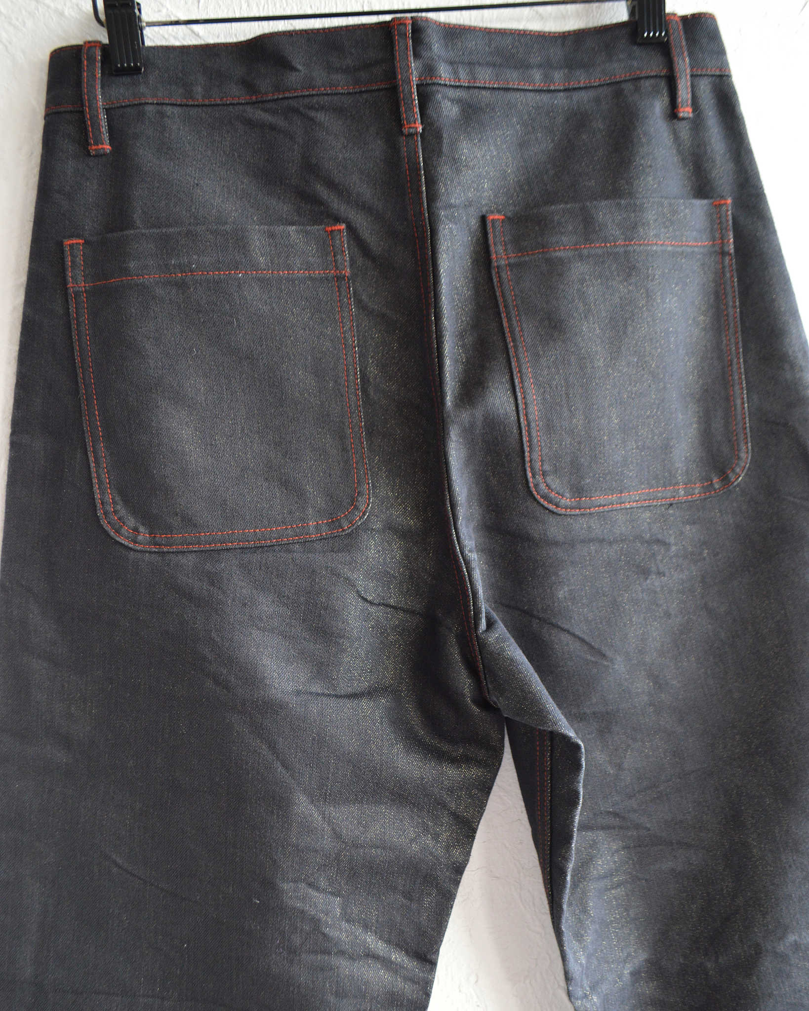 C.M.P,Y シーエムピーワイ / #No.2 -Standard Jeans- スタンダードジーンズ (BLACK×GOLD ブラックゴールド)