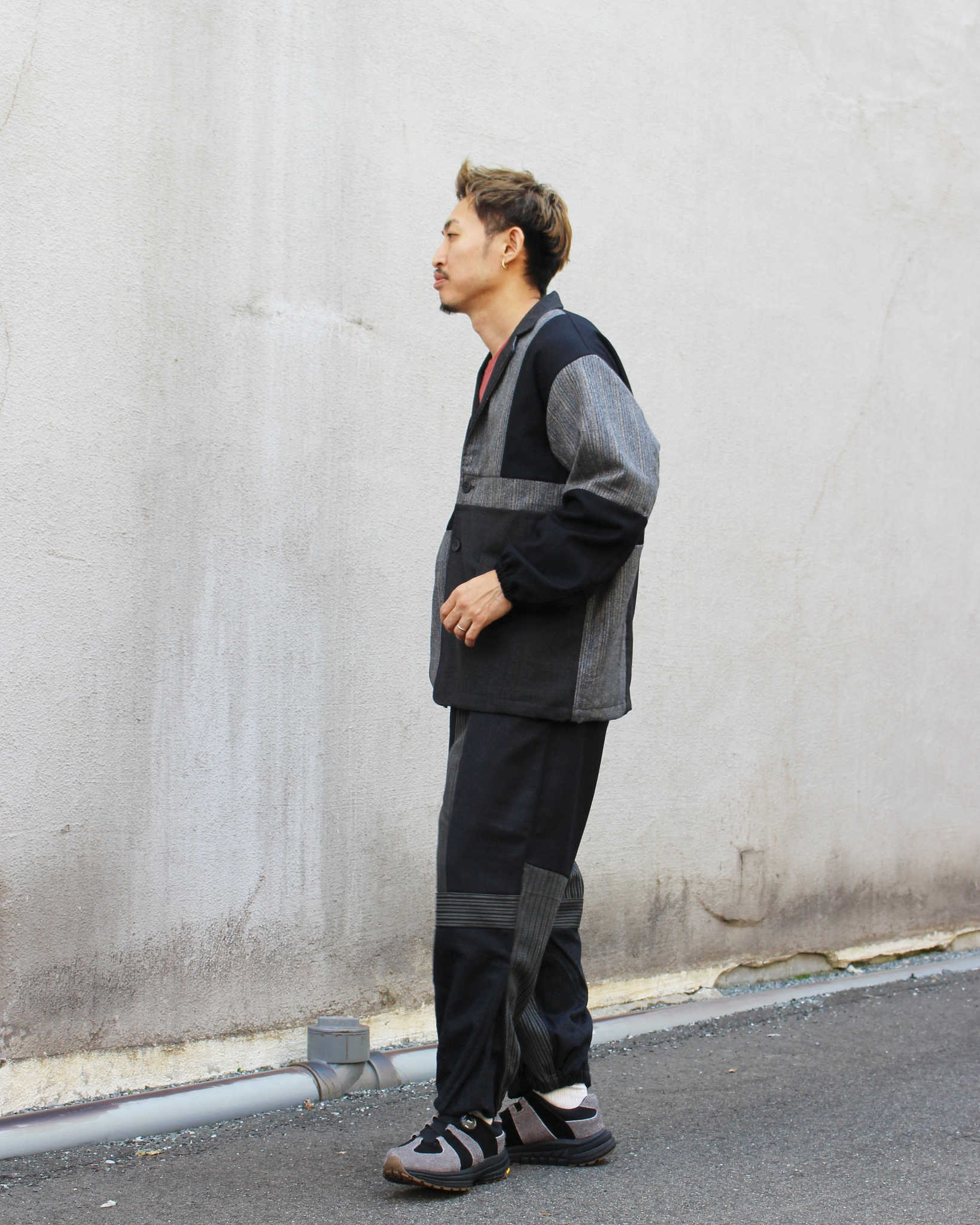 Nasngwam. ナスングワム / NOBLE JACKET ノーブルジャケット (BLACK