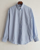 LAMOND ラモンド / COTTONY CREASED SHIRT コットニークリーストシャツ (AQUA BLUE アクアブルー)