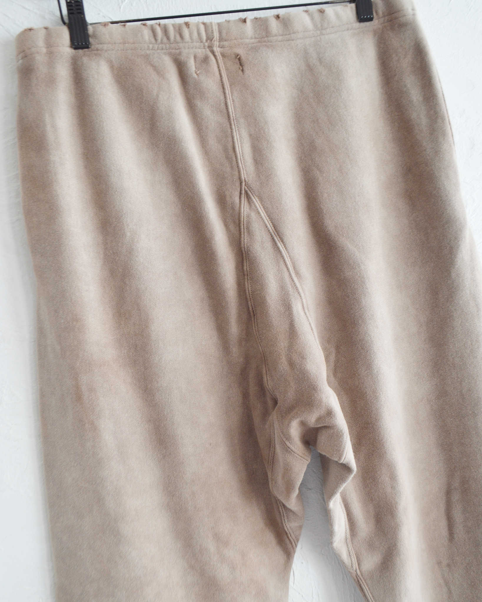 minami Anderson ミナミアンダーソン / Distressed Sweat Pants ディストレストスウェットパンツ (BROWN ブラウン)