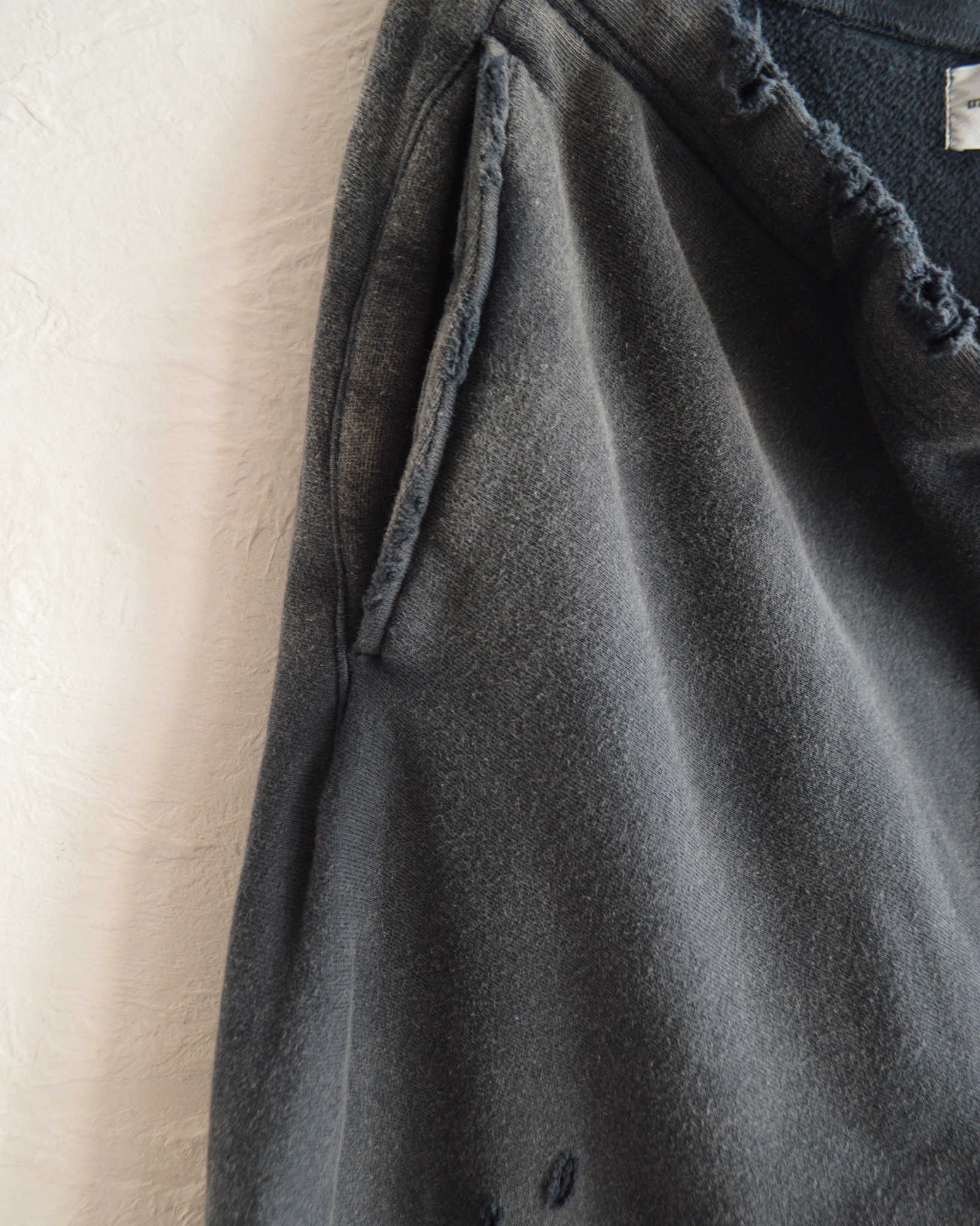 minami Anderson ミナミアンダーソン / Distressed Sweat Pants ディストレストスウェットパンツ (BLACK ブラック)