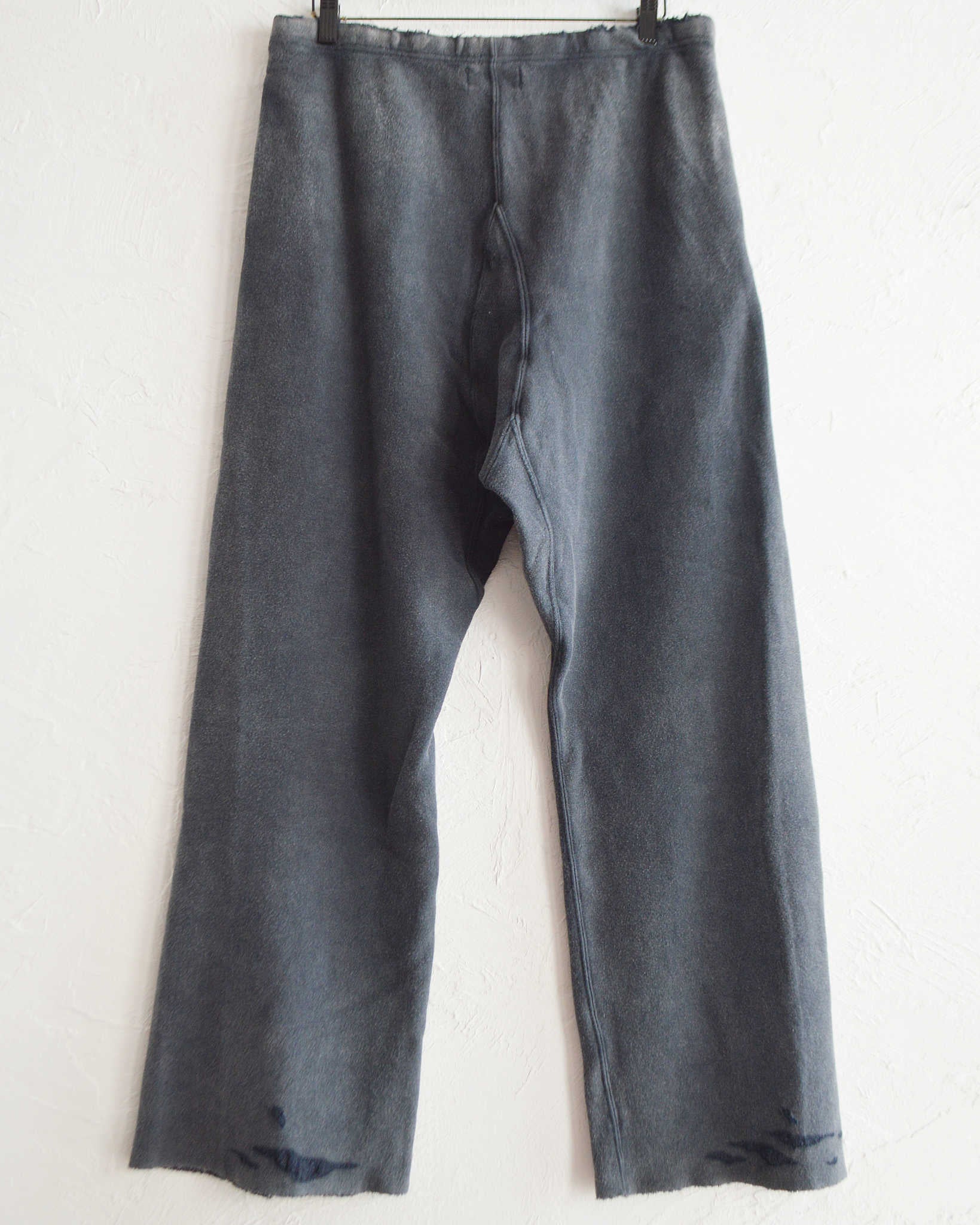 minami Anderson ミナミアンダーソン / Distressed Sweat Pants ディストレストスウェットパンツ (BLACK ブラック)
