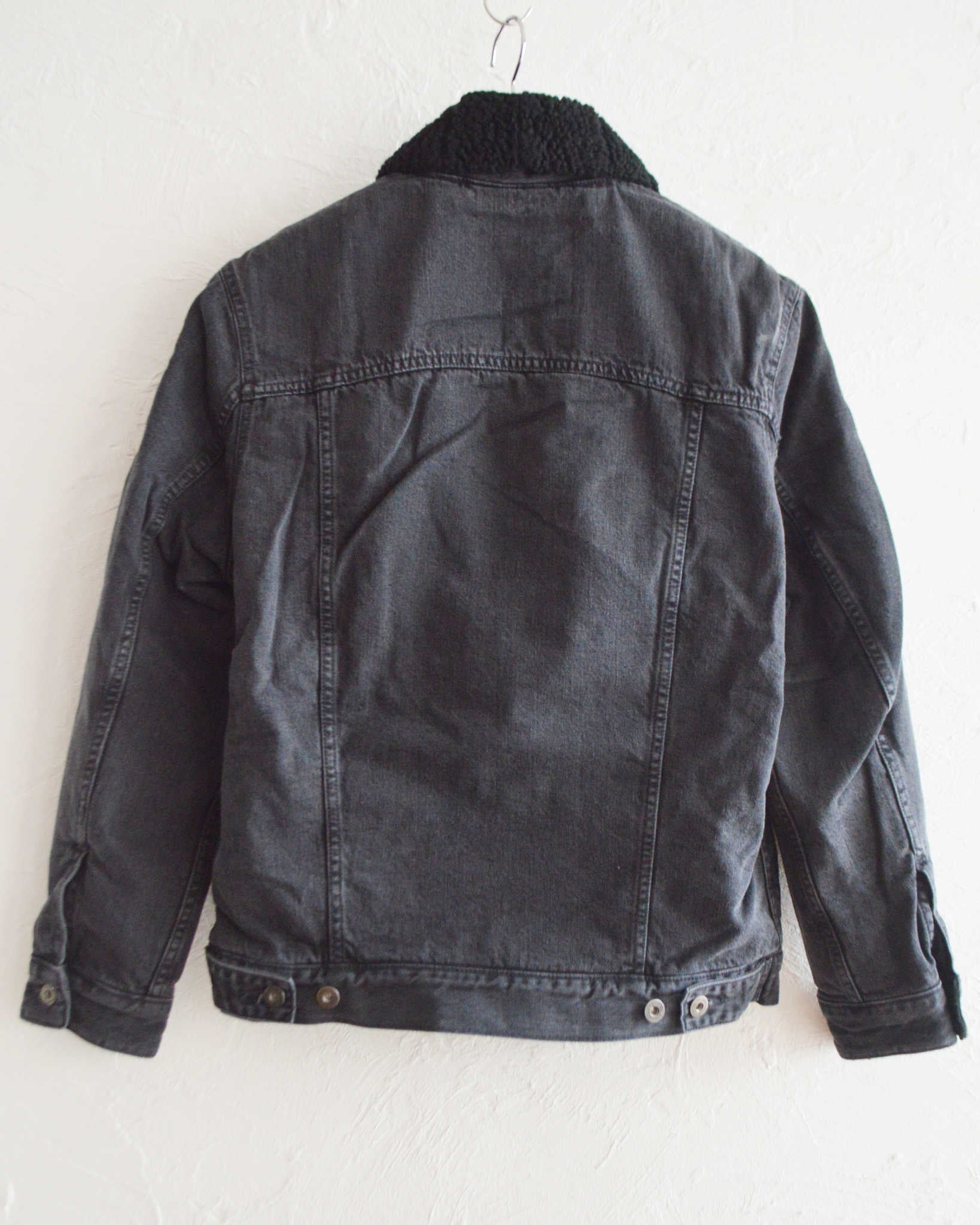 Levis リーバイス / Shawal Collar Boa Denim Jacket ショールカラーデニムボアジャケット (BLACK ブラック)
