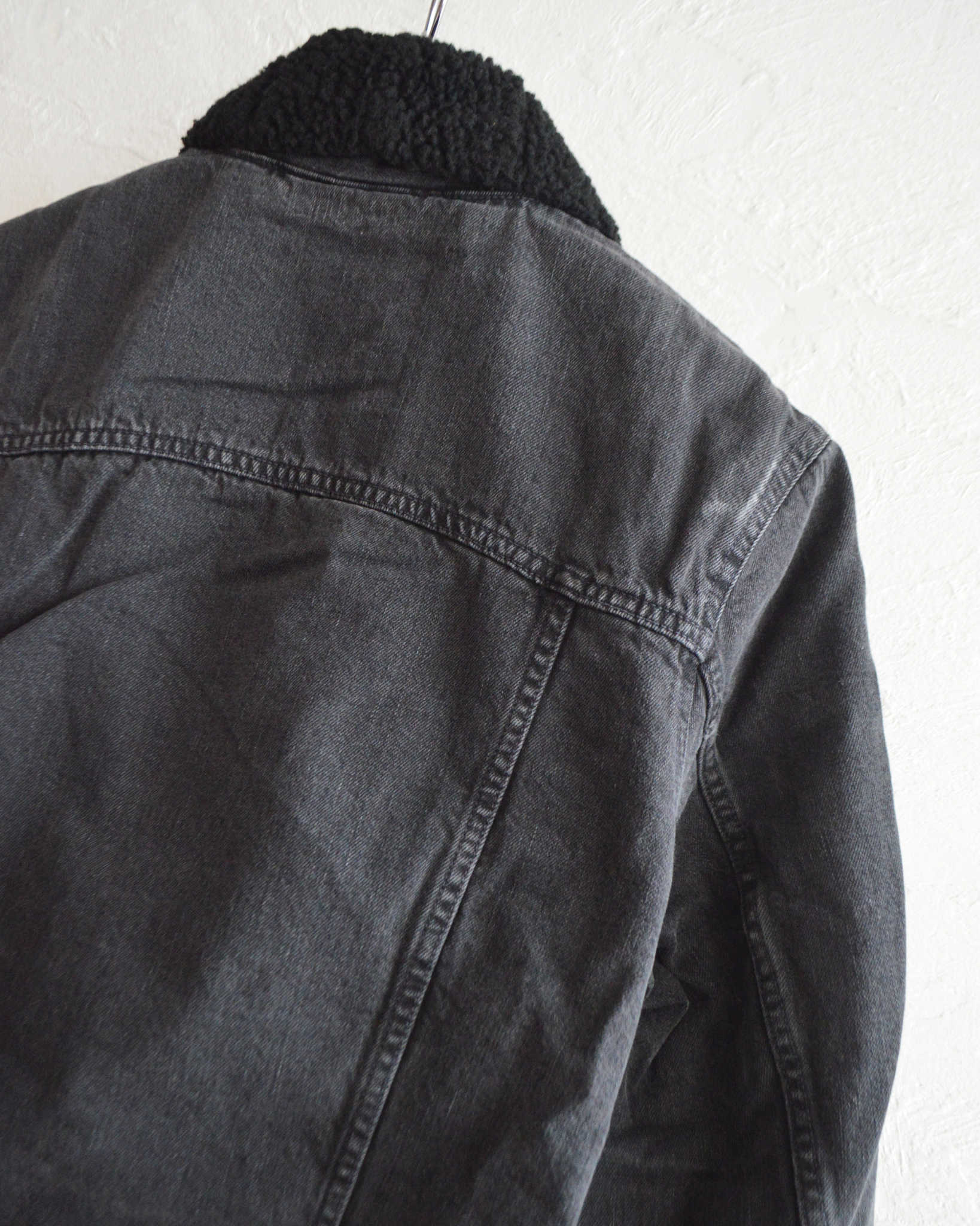 Levis リーバイス / Shawal Collar Boa Denim Jacket ショールカラーデニムボアジャケット (BLACK ブラック)