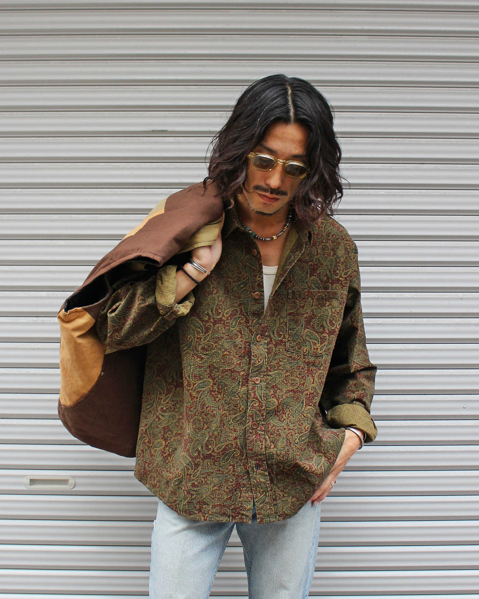 Nasngwam. ナスングワム / RAGE SHIRTS レイジシャツ (BURGUNDY バーガンディー)