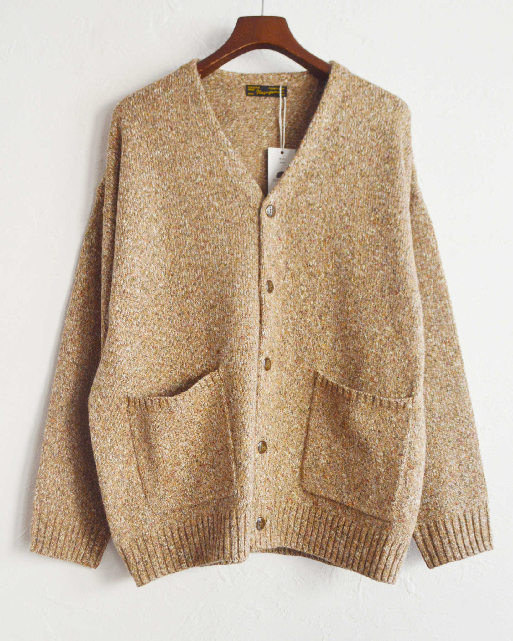 Nasngwam. ナスングワム / GRAIN CARDIGAN グレインカーディガン (BROWN ブラウン)