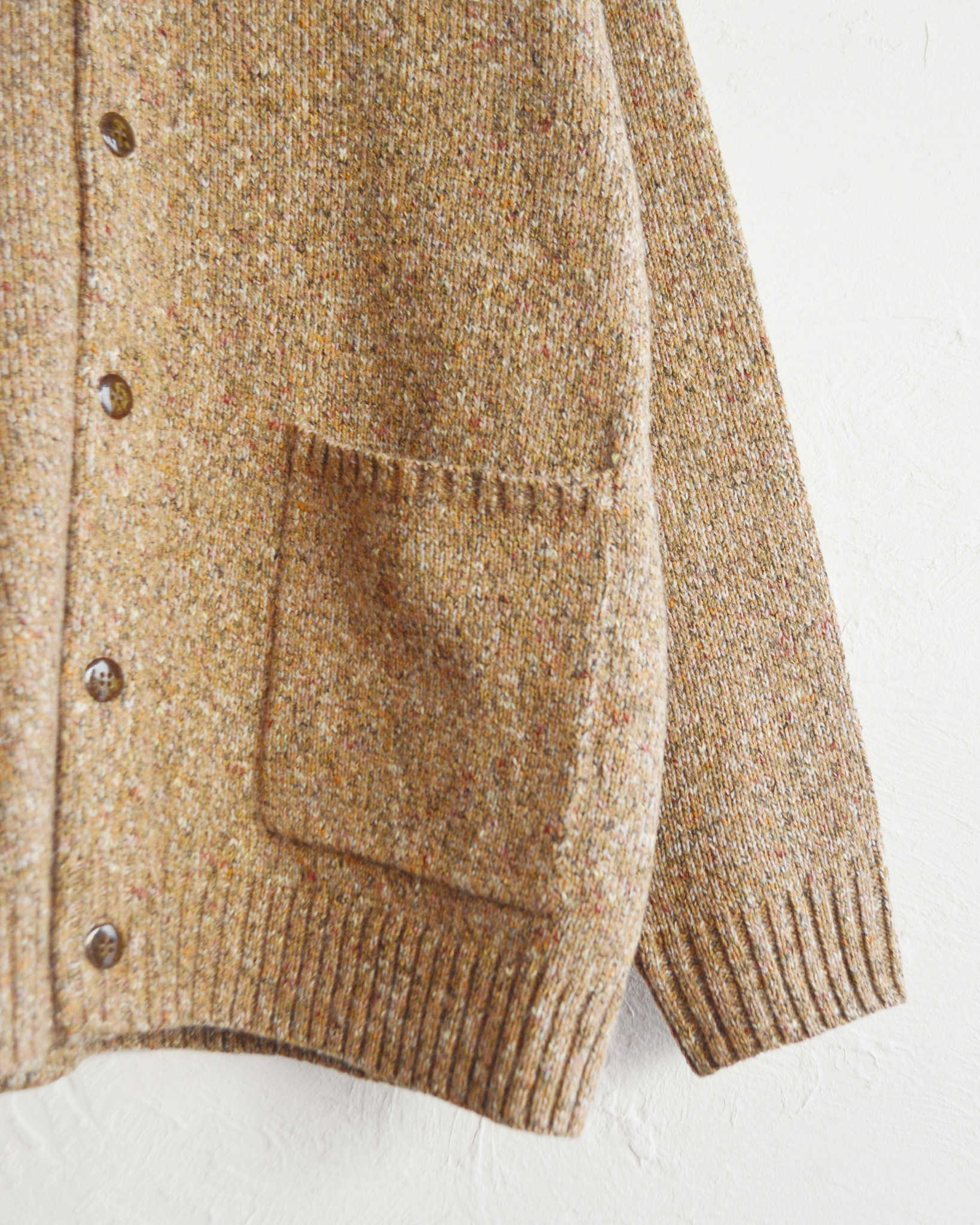 Nasngwam. ナスングワム / GRAIN CARDIGAN グレインカーディガン (BROWN ブラウン)