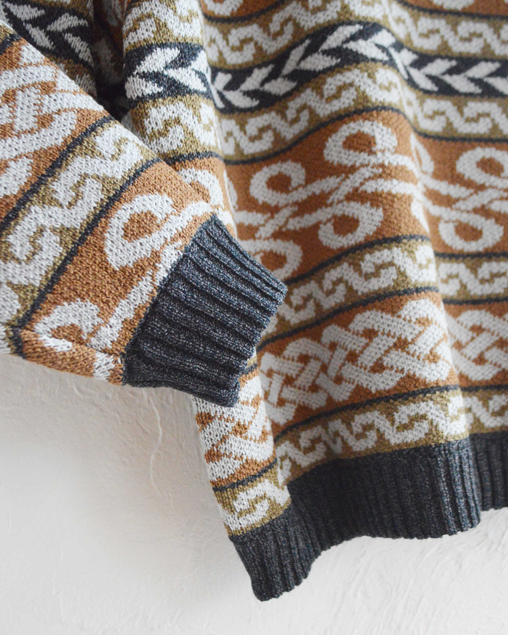 Nasngwam. ナスングワム / BRAID KNIT ブレイドニット (BROWN ブラウン)