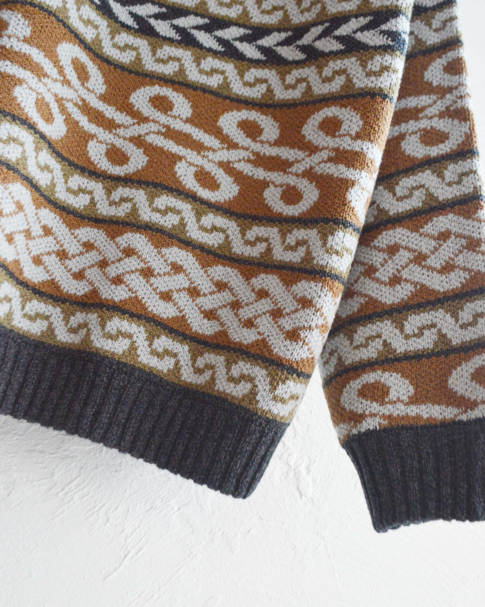 Nasngwam. ナスングワム / BRAID KNIT ブレイドニット (BROWN ブラウン)