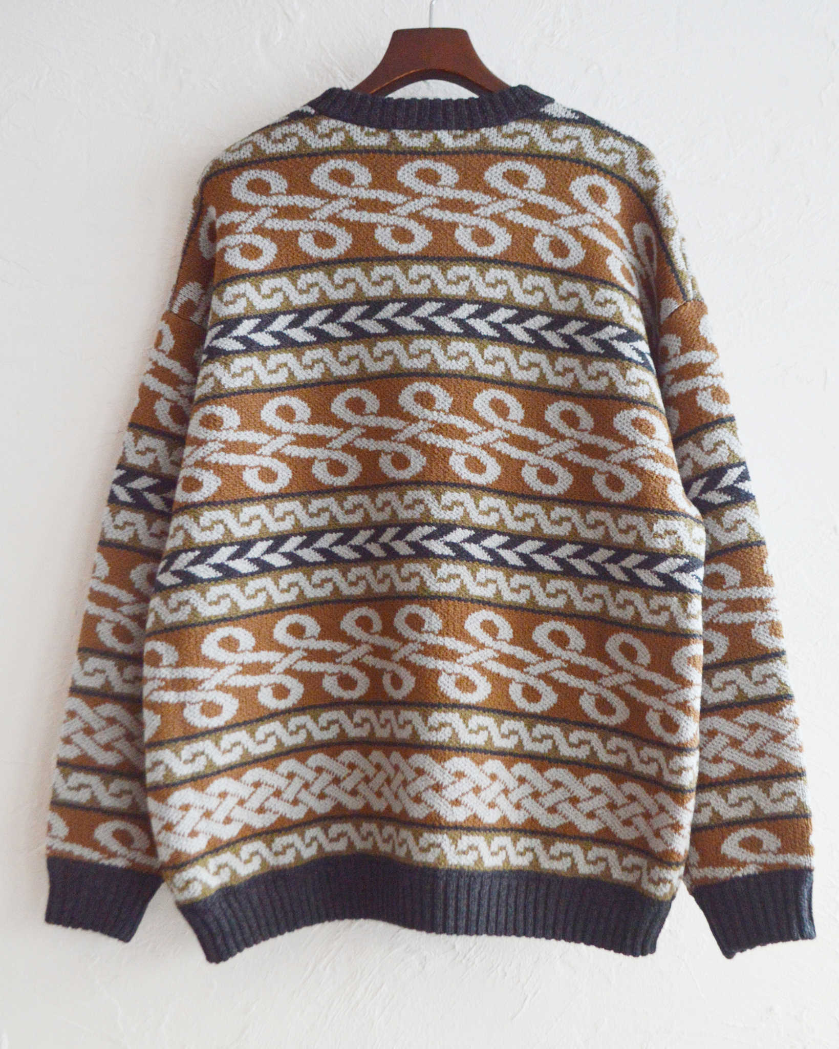 Nasngwam. ナスングワム / BRAID KNIT ブレイドニット (BROWN ブラウン)