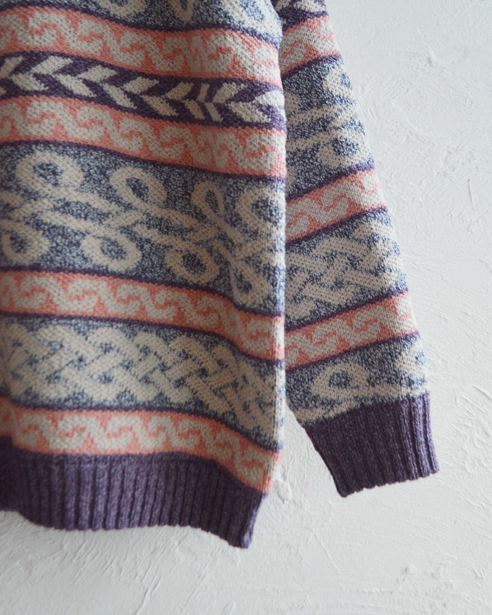 Nasngwam. ナスングワム / BRAID KNIT ブレイドニット (PURPLLE パープル)