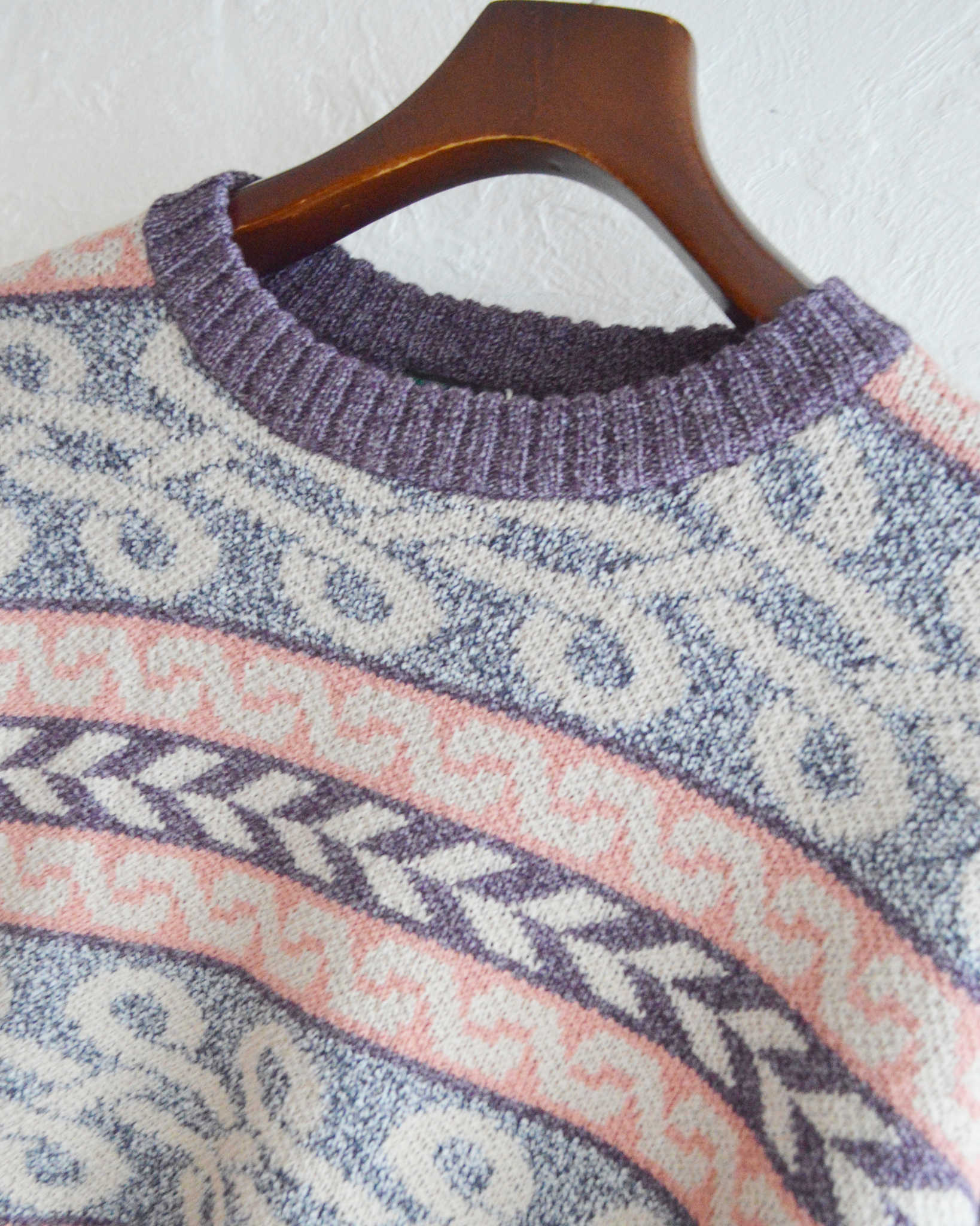 Nasngwam. ナスングワム / BRAID KNIT ブレイドニット (PURPLLE パープル)