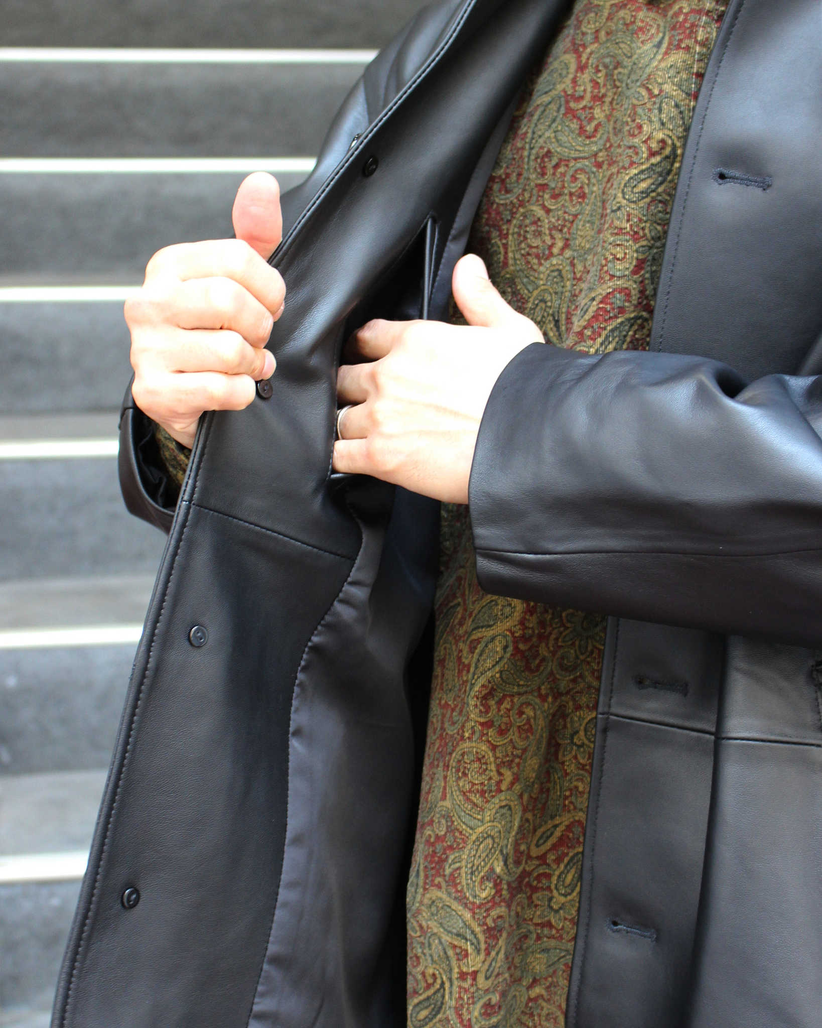 AWESOME LEATHER オーサムレザー / LEATHER HALF COAT レザーハーフ