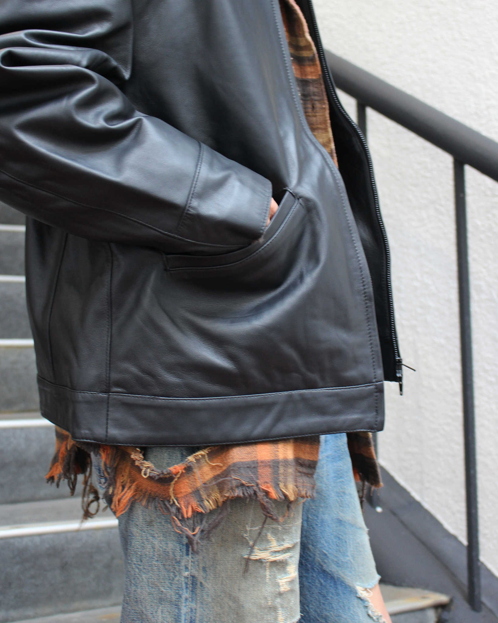 AWESOME LEATHER オーサムレザー / LEATHER ZIP SHORT JACKET レザー