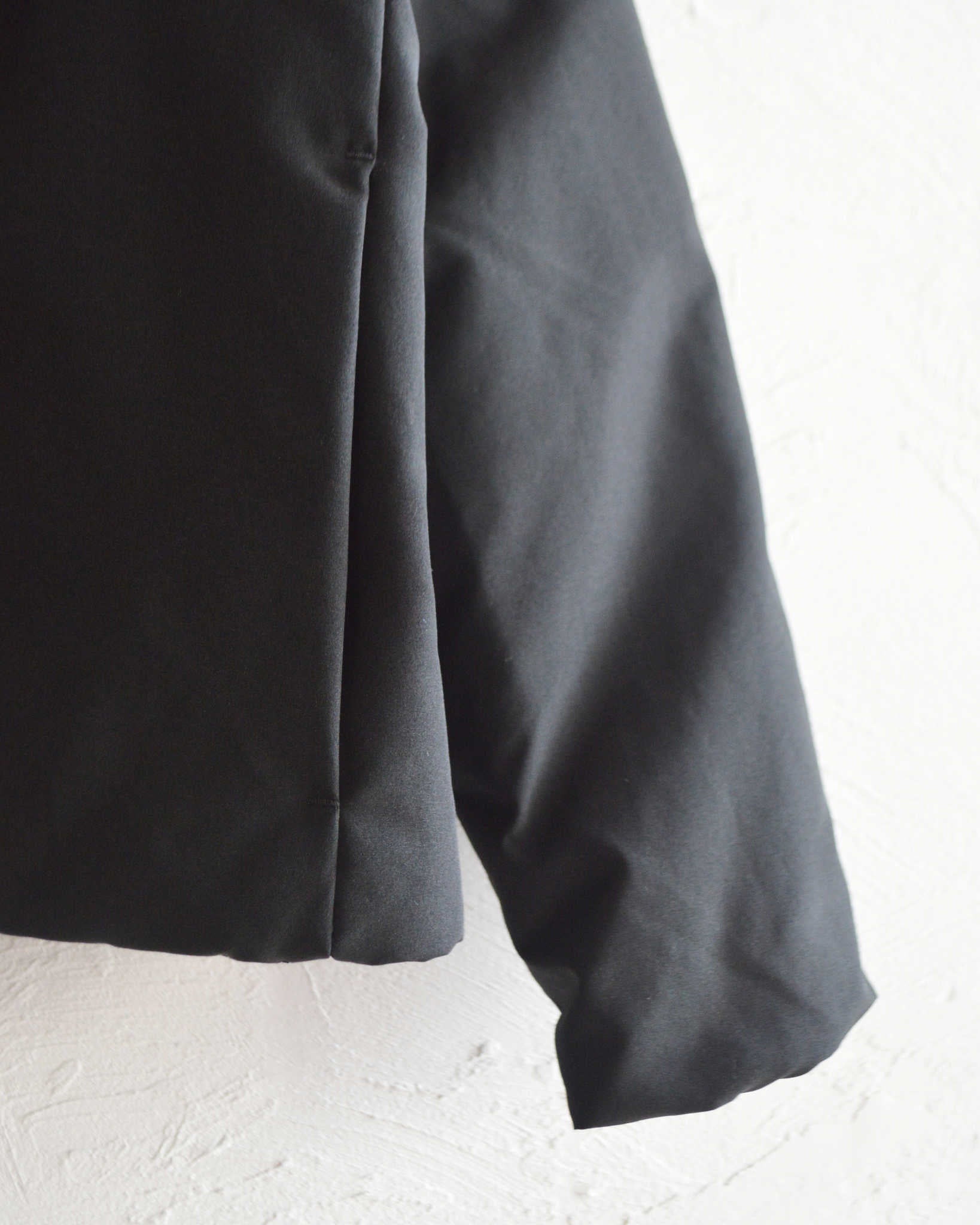 LAMOND ラモンド / WEATHER CLOTH DOWN BLOUSON ウェザークロスダウンブルゾン (BLACK ブラック)