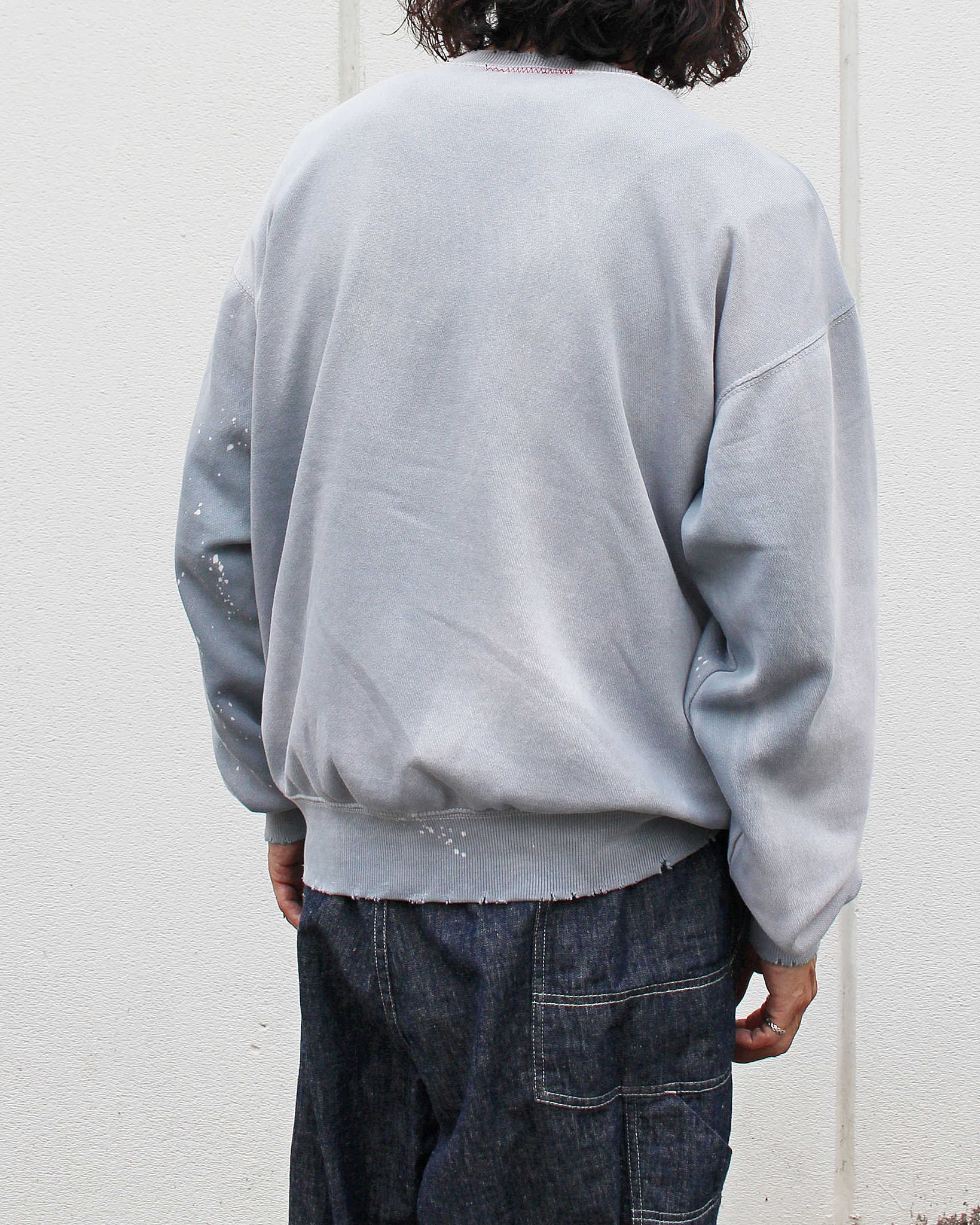 MOOJIMOOJI ムージームージー / CLASSIC CREW NECK クラシッククルーネック (GRAY グレー)