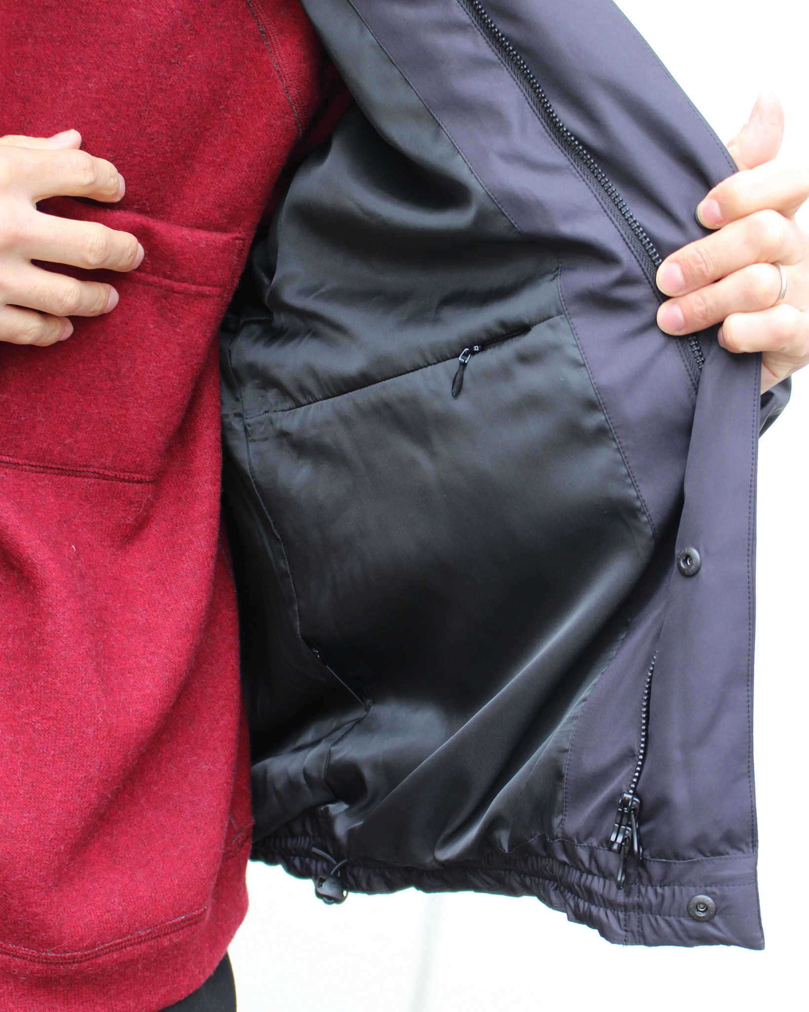 LAMOND ラモンド / SOUTIEN COLLAR DOWN JACKET ステンカラーダウンジャケット (BLACK ブラック)