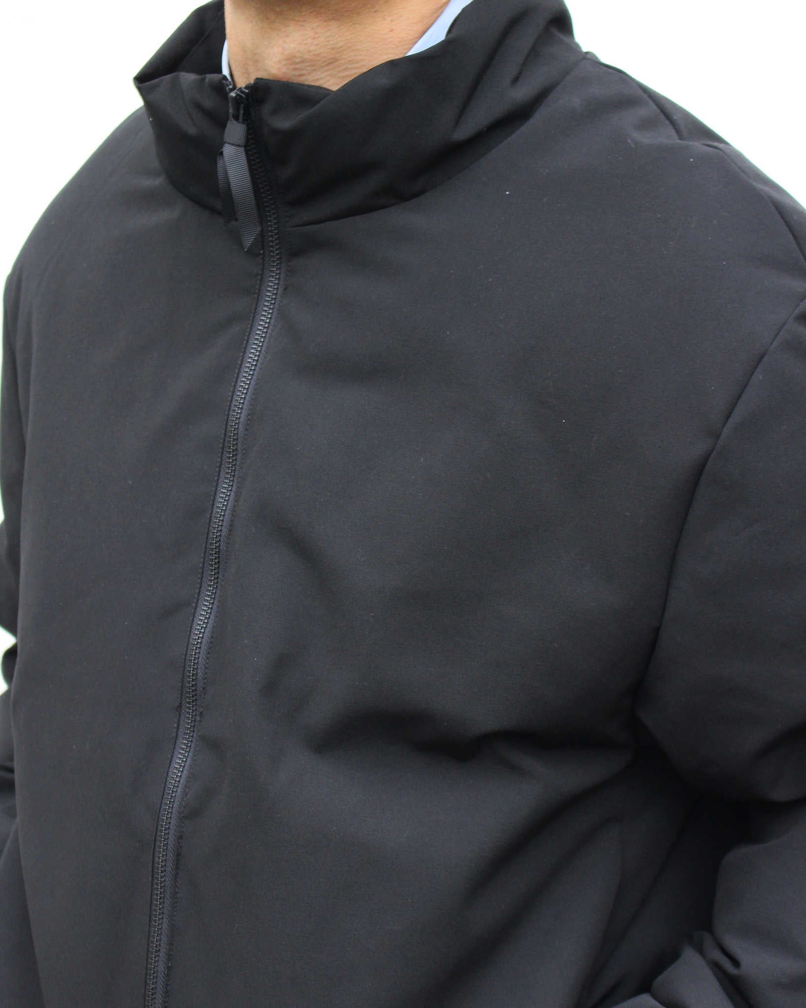 LAMOND ラモンド / WEATHER CLOTH DOWN BLOUSON ウェザークロスダウンブルゾン (BLACK ブラック)