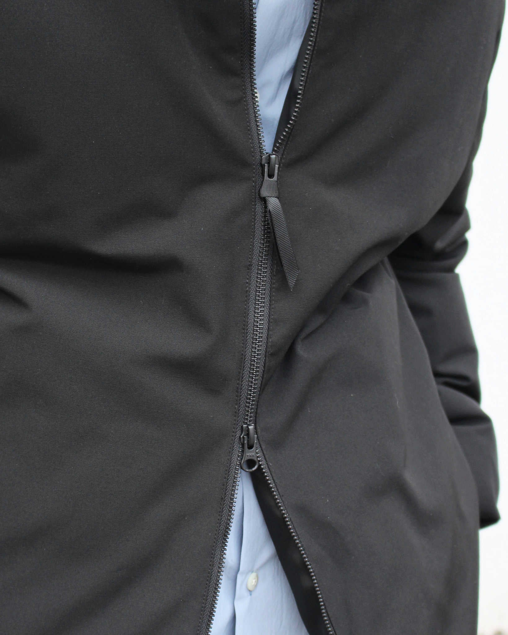 LAMOND ラモンド / WEATHER CLOTH DOWN BLOUSON ウェザークロスダウンブルゾン (BLACK ブラック)