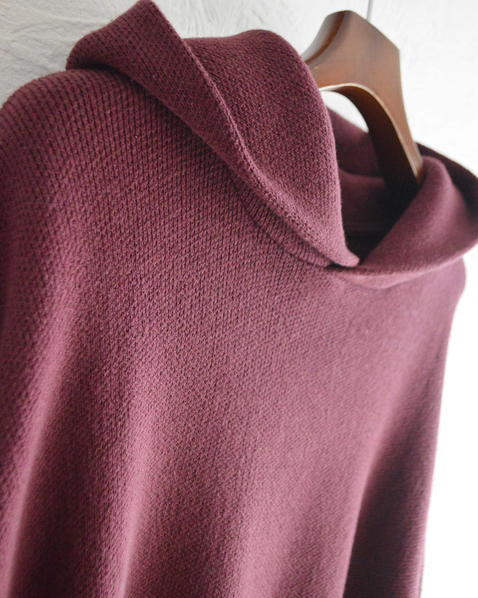 Nasngwam. ナスングワム / ACTUALLY PARKA アクチュアリーパーカー (BURGUNDY バーガンディー)