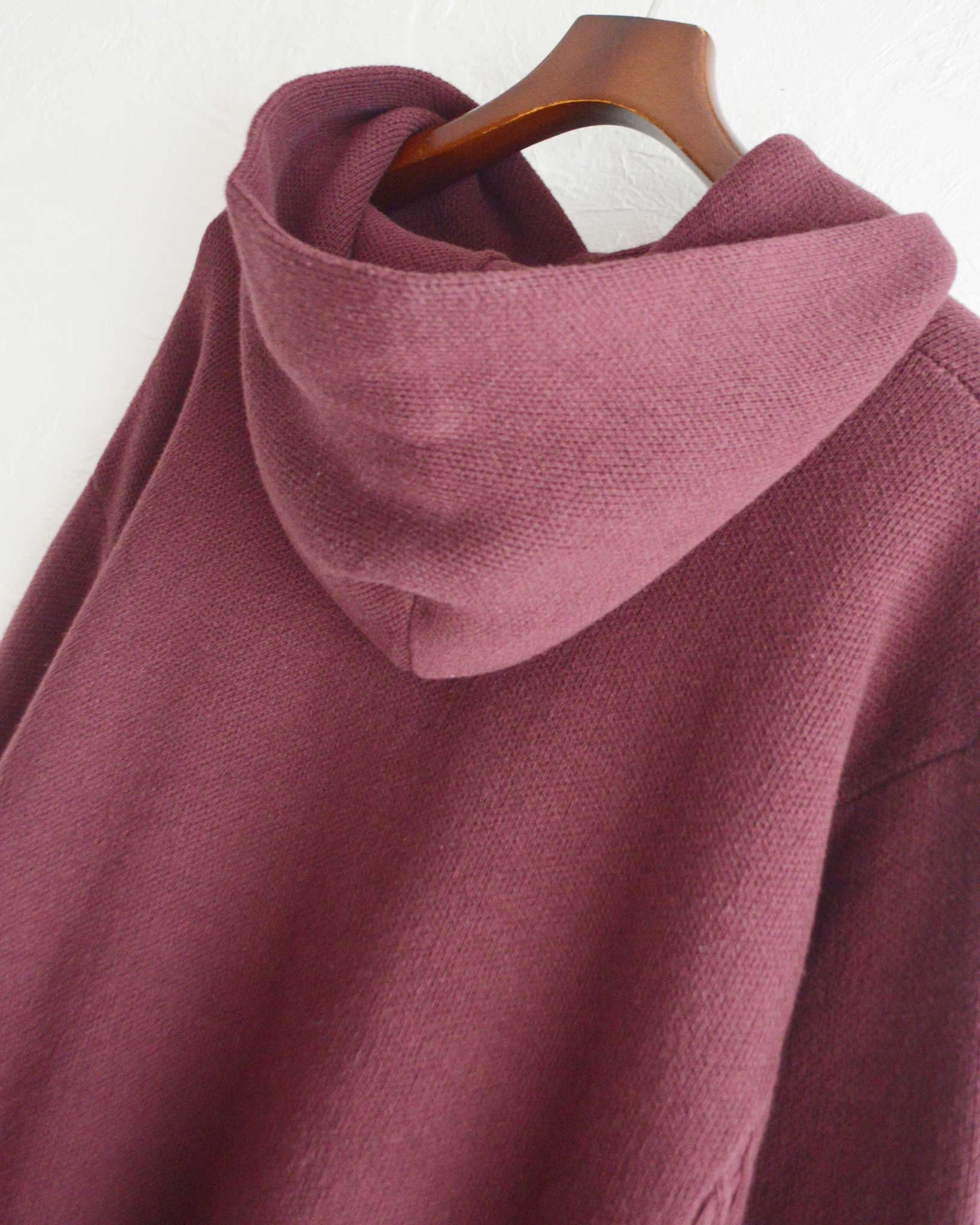 Nasngwam. ナスングワム / ACTUALLY PARKA アクチュアリーパーカー (BURGUNDY バーガンディー)