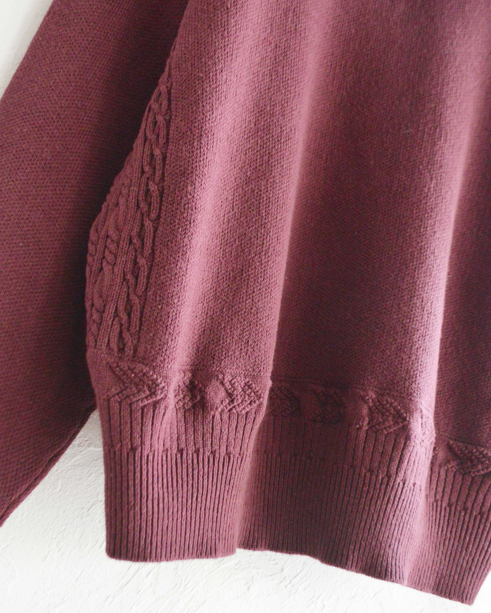 Nasngwam. ナスングワム / ACTUALLY PARKA アクチュアリーパーカー (BURGUNDY バーガンディー)