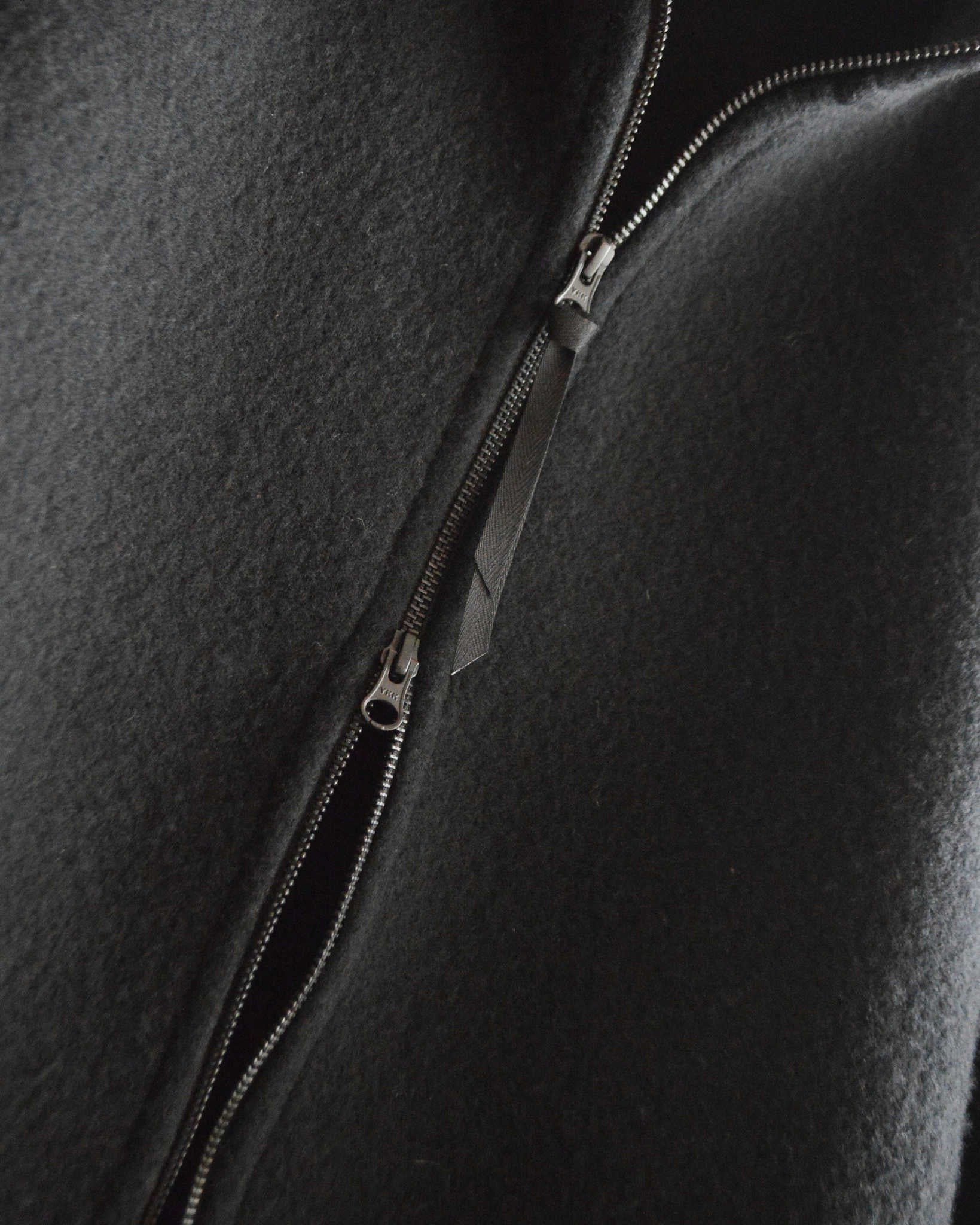 LAMOND ラモンド/ WOOL FLEECE BLOUSON ウールフリースブルゾン (BLACK ブラック)