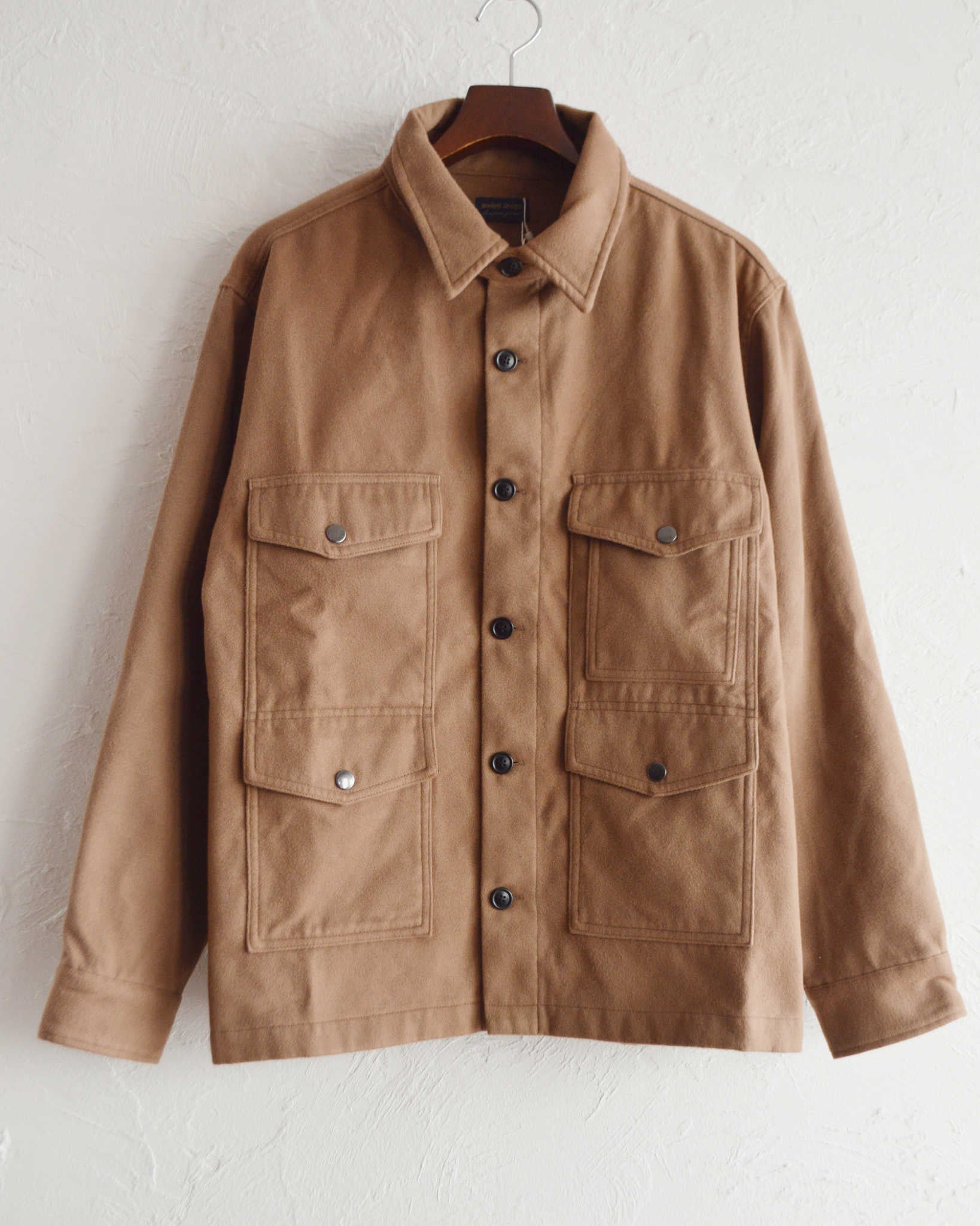 modemdesign モデムデザイン / HEAVY FLANNEL JACKET ヘビーフランネルジャケット (KHAKI カーキ)