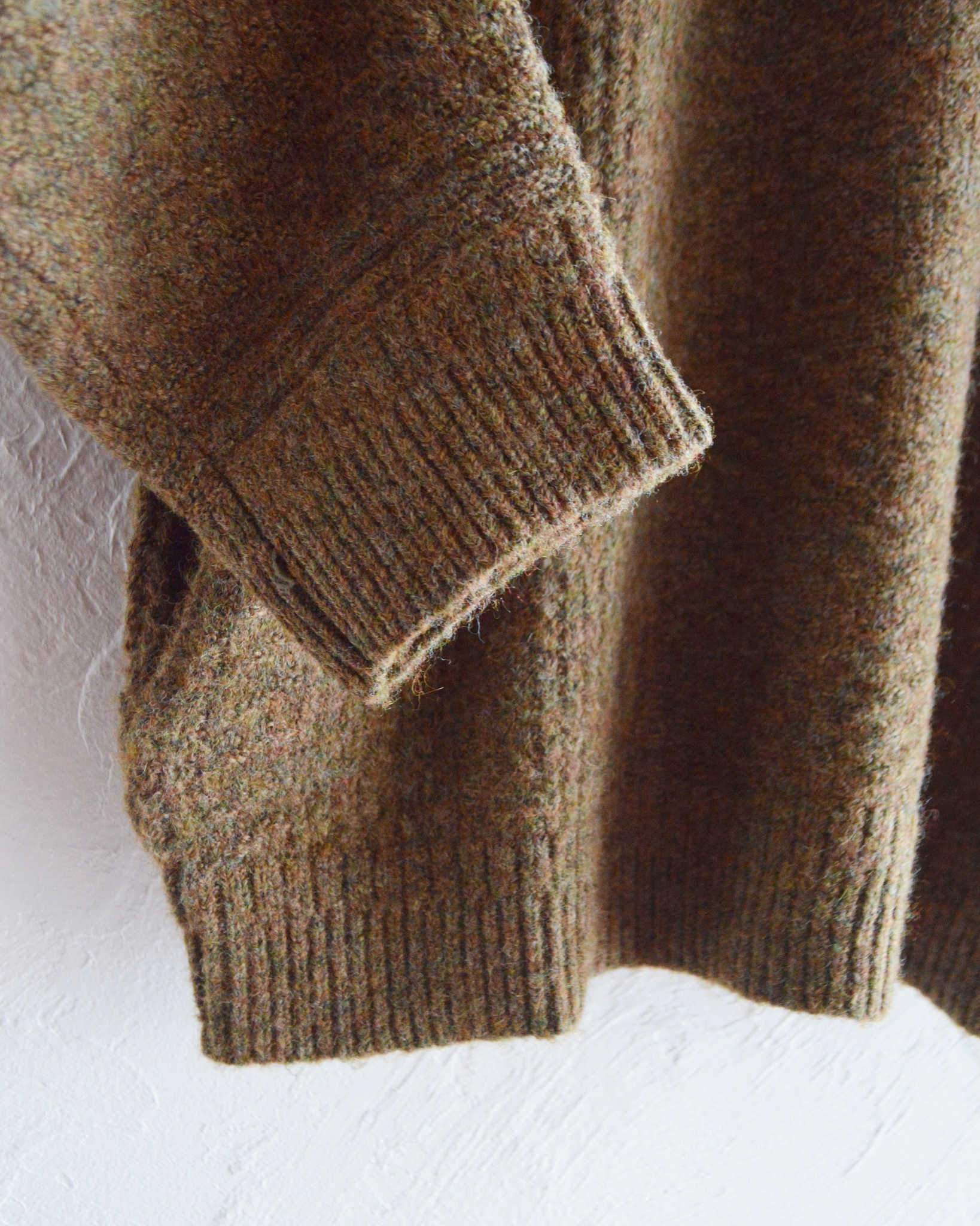 modemdesign モデムデザイン /  MIX YARN KNIT ミックスヤーンニット (CAMEL キャメル)