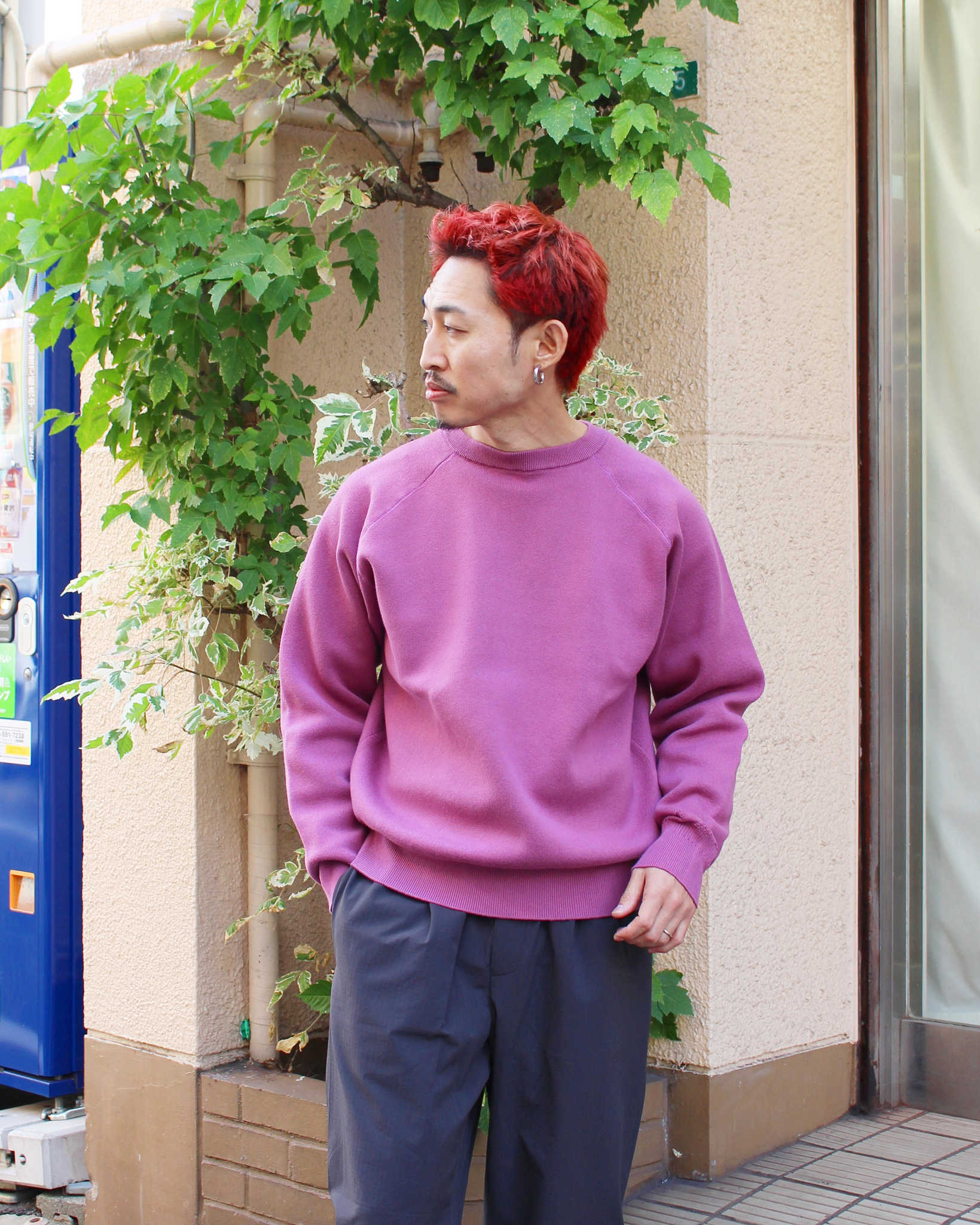 Nasngwam. ナスングワム / ACTUALLY CREW アクチュアリークルー (SMOKE PINK スモークピンク)