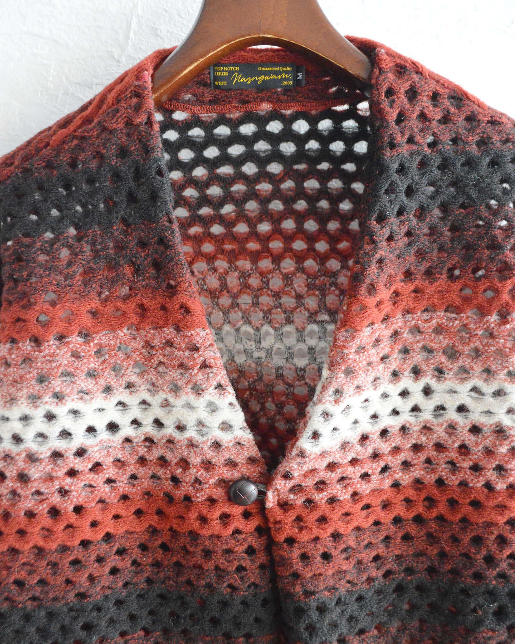 Nasngwam. ナスングワム / ZIGGY CARDIGAN ジギーカーディガン (BURGUNDY バーガンディー)