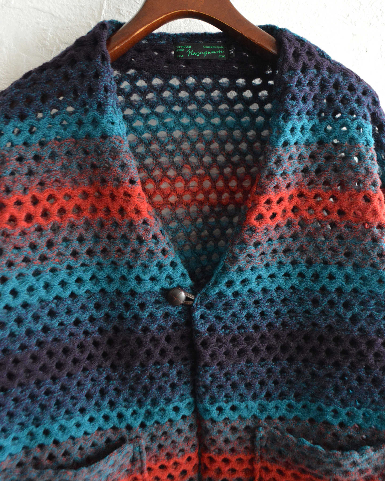 Nasngwam. ナスングワム / ZIGGY CARDIGAN ジギーカーディガン (NAVY ネイビー)