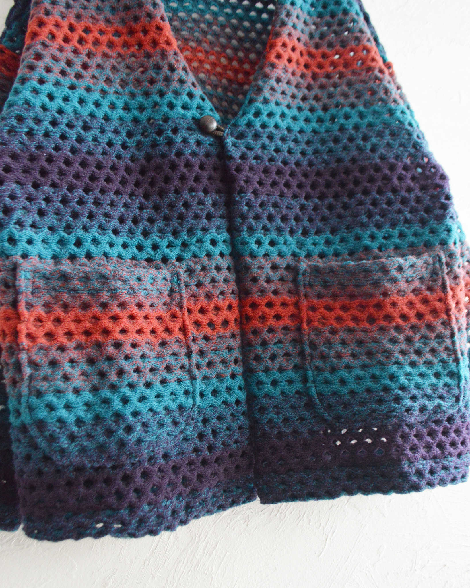 Nasngwam. ナスングワム / ZIGGY CARDIGAN ジギーカーディガン (NAVY ネイビー)