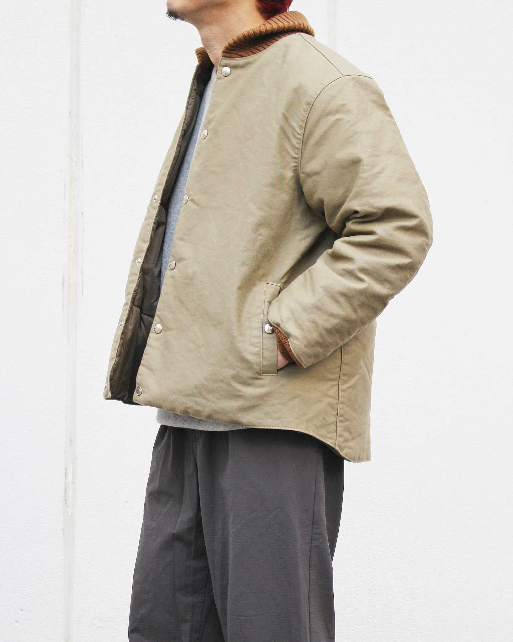 necessary or unnecessary ネセサリーオアアンネセサリー N.O.UNナウン / SEARS-1B シアーズワンビー (KHAKI カーキ)