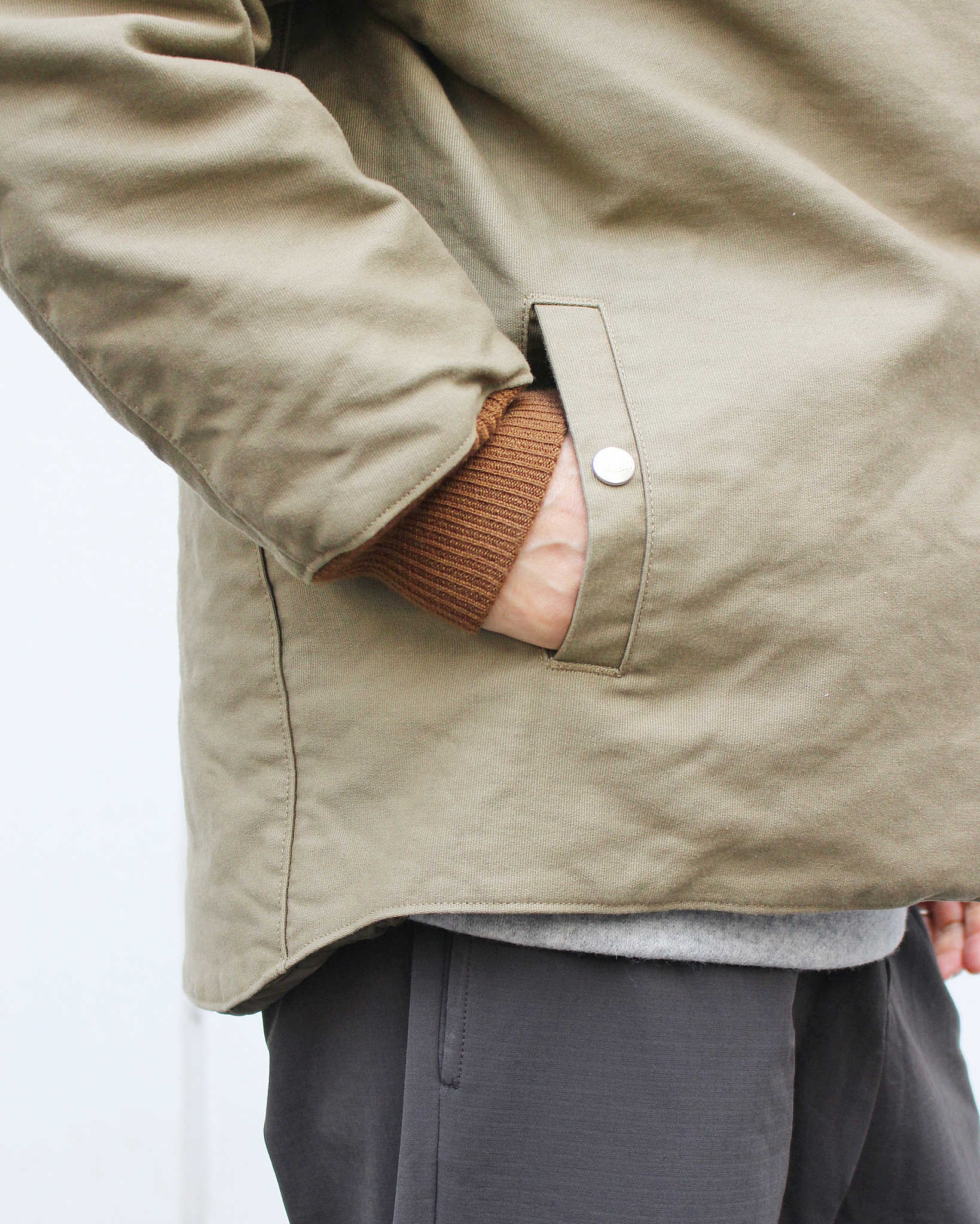 necessary or unnecessary ネセサリーオアアンネセサリー N.O.UNナウン / SEARS-1B シアーズワンビー (KHAKI カーキ)