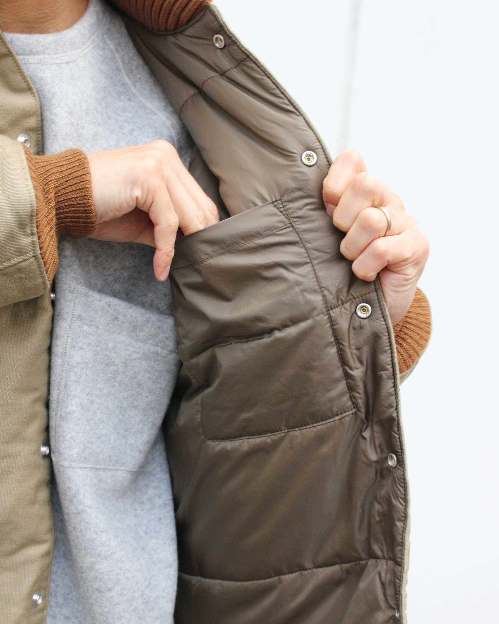 necessary or unnecessary ネセサリーオアアンネセサリー N.O.UNナウン / SEARS-1B シアーズワンビー (KHAKI カーキ)