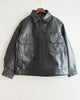 Nasngwam. ナスングワム / ATAVISM LEATHER JACKET アタビズムジャケット Msize  (BLACK ブラック)