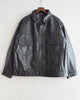 Nasngwam. ナスングワム / ATAVISM LEATHER JACKET アタビズムジャケット Lsize  (BLACK ブラック)