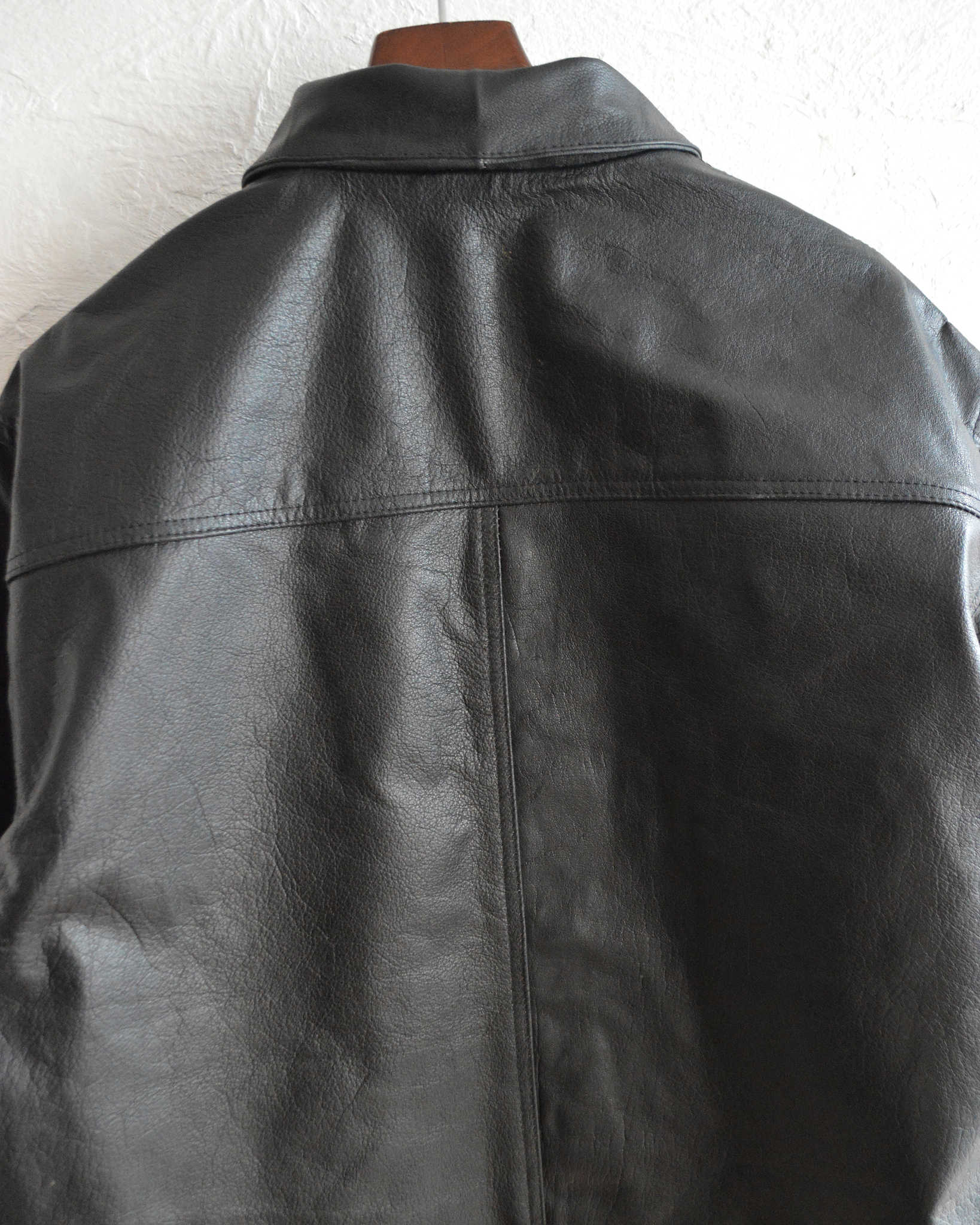Nasngwam. ナスングワム / ATAVISM LEATHER JACKET アタビズムジャケット Lsize  (BLACK ブラック)
